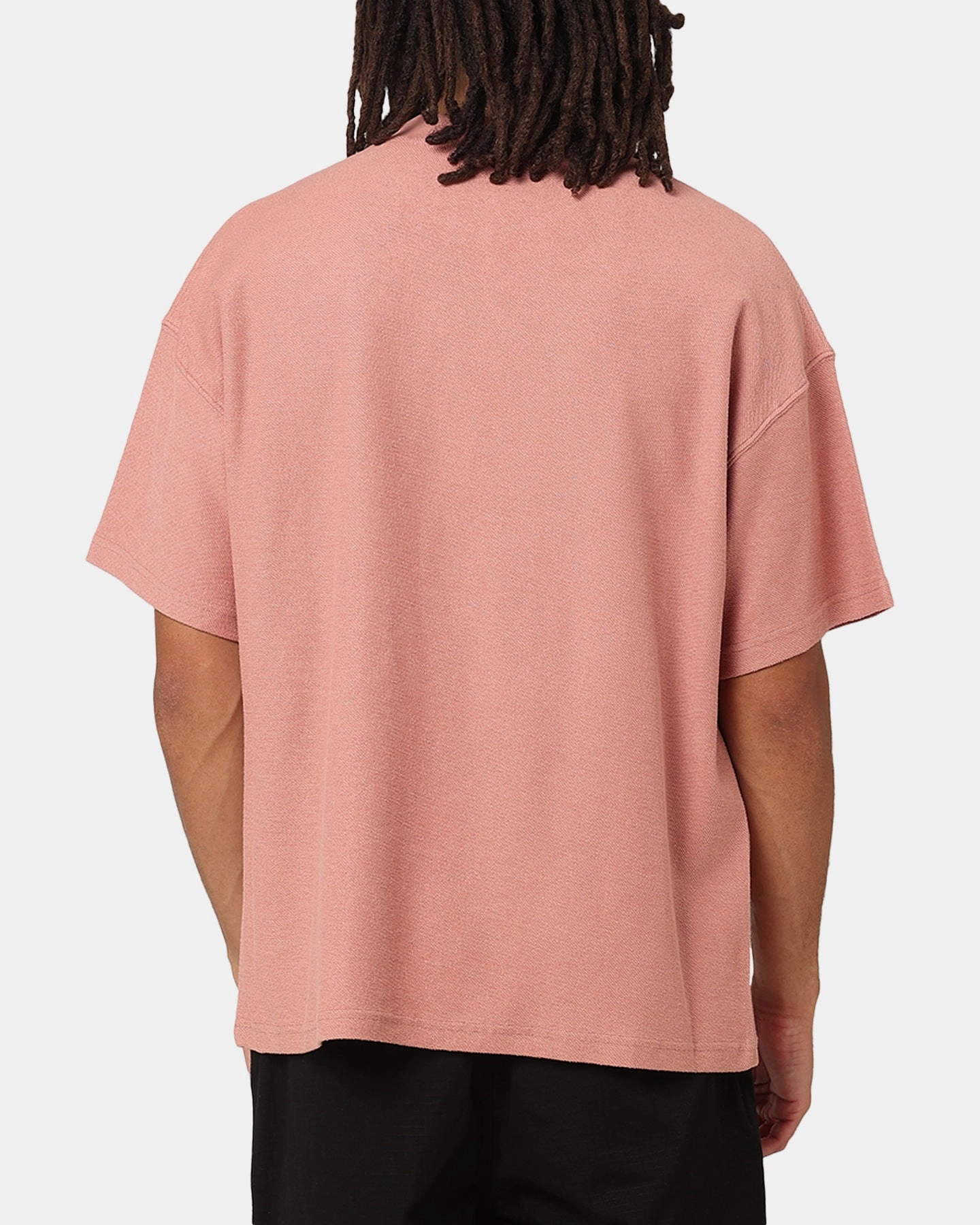 Carre Terry Oversized T-Shirt Rose Fun Design