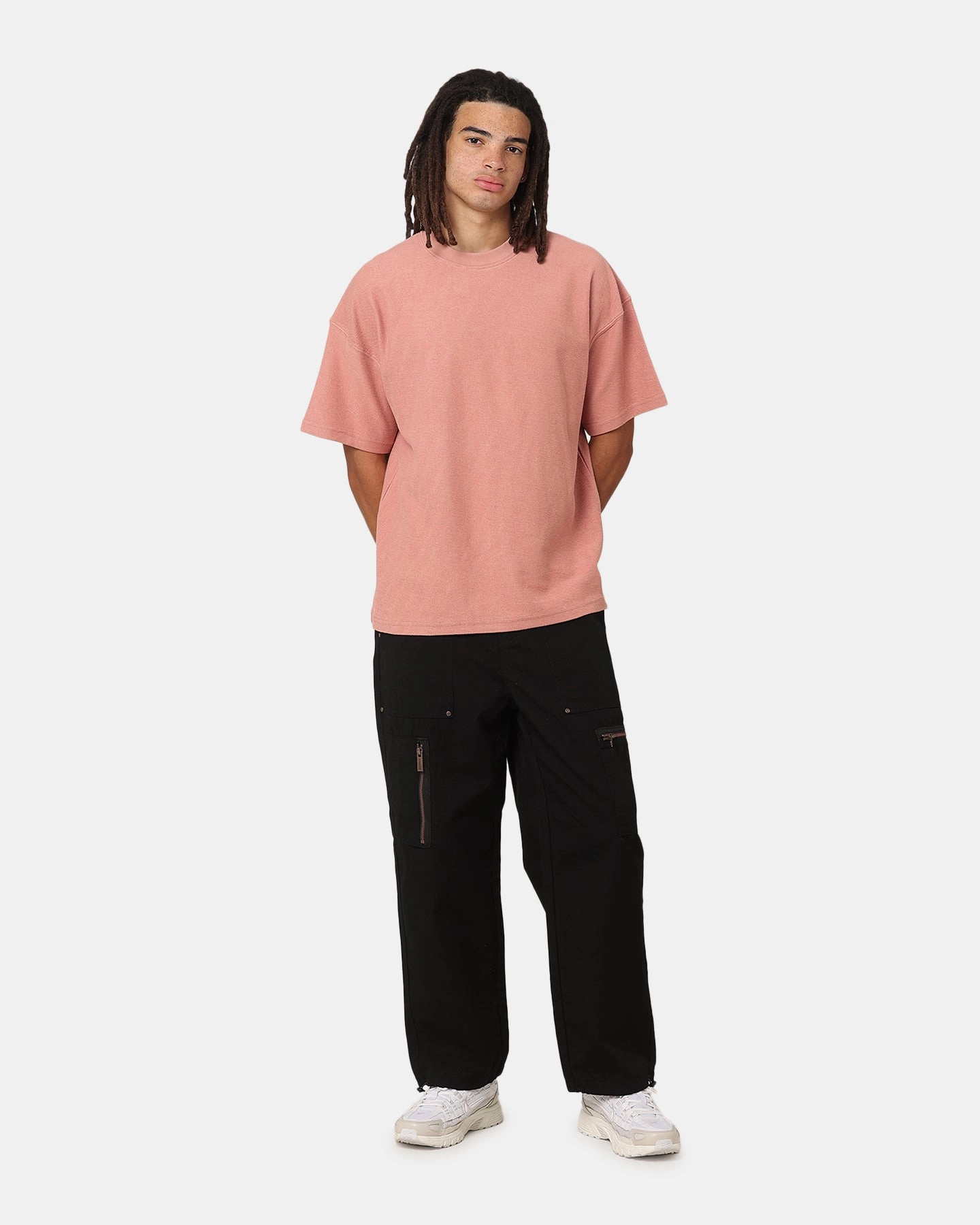 Carre Terry Oversized T-Shirt Rose Stylish T-shirt