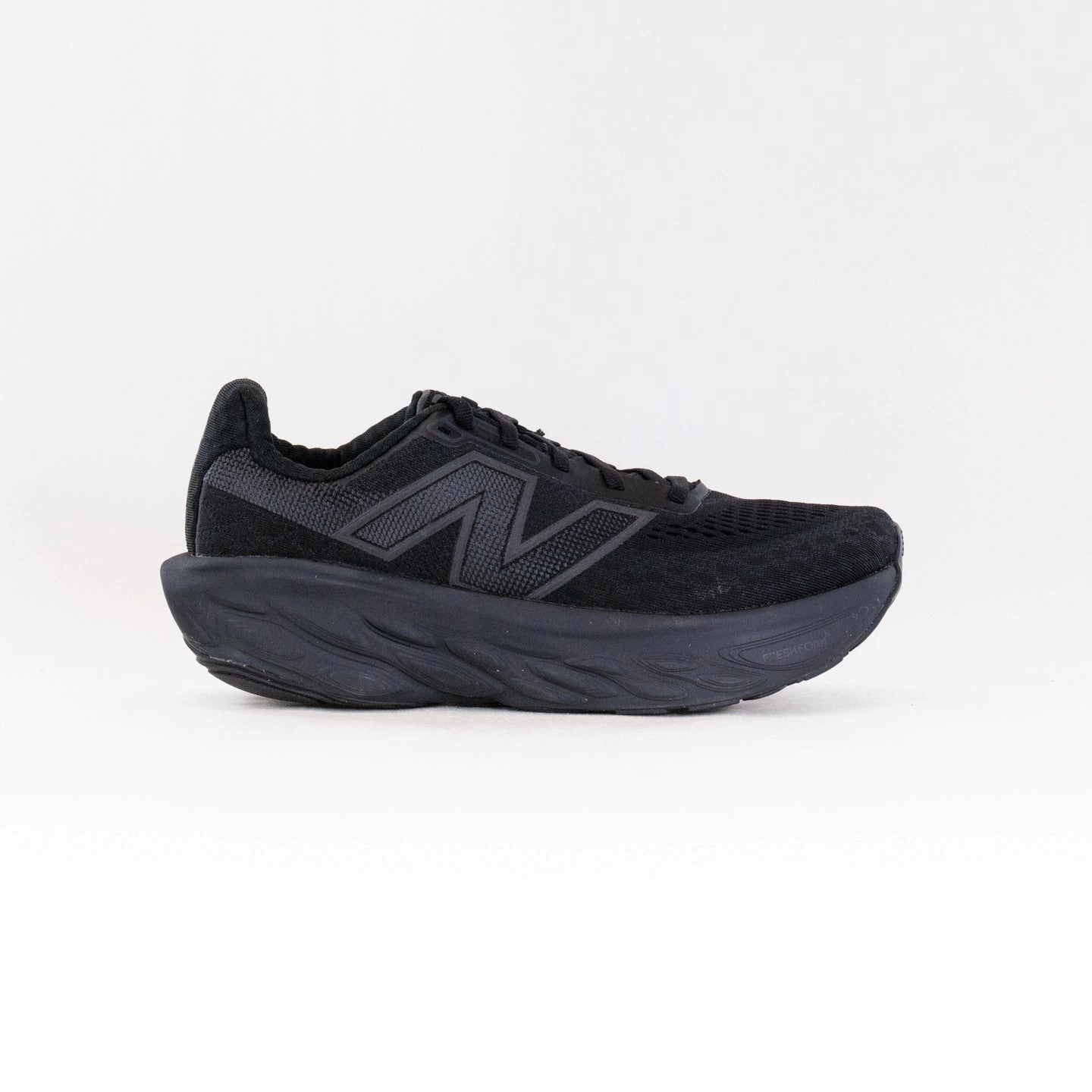 New Balance 1080V14 (Women's) - Black with Black Metallic and Phantom Anti   Slip high - top
