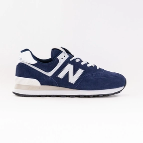 running in the countryside New Balance 574 (Men's) - Blue/White