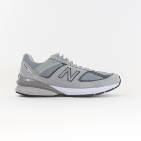 New Balance 990V5 (Men's) - Grey Moisture Wicking Liner Traction Lug