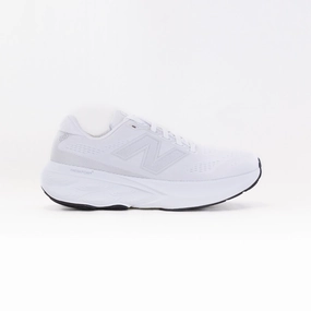 running in a wooden bridge area shoes Non Marking Rubber New Balance Fresh Foam X 880V15 (Women's) - White/White