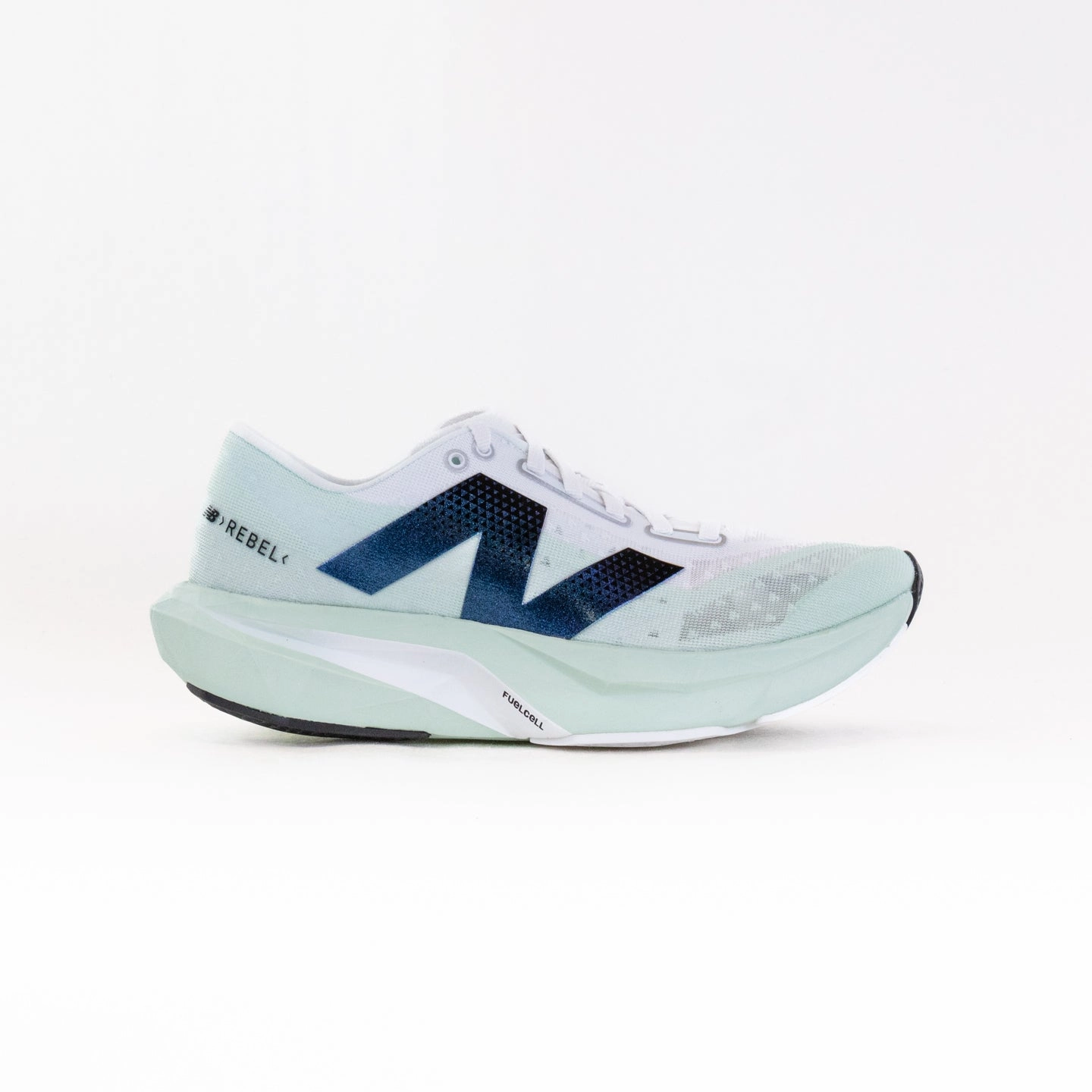 New Balance FuelCell Rebel v4 (Women's) - Green/White road runner Energy - returning