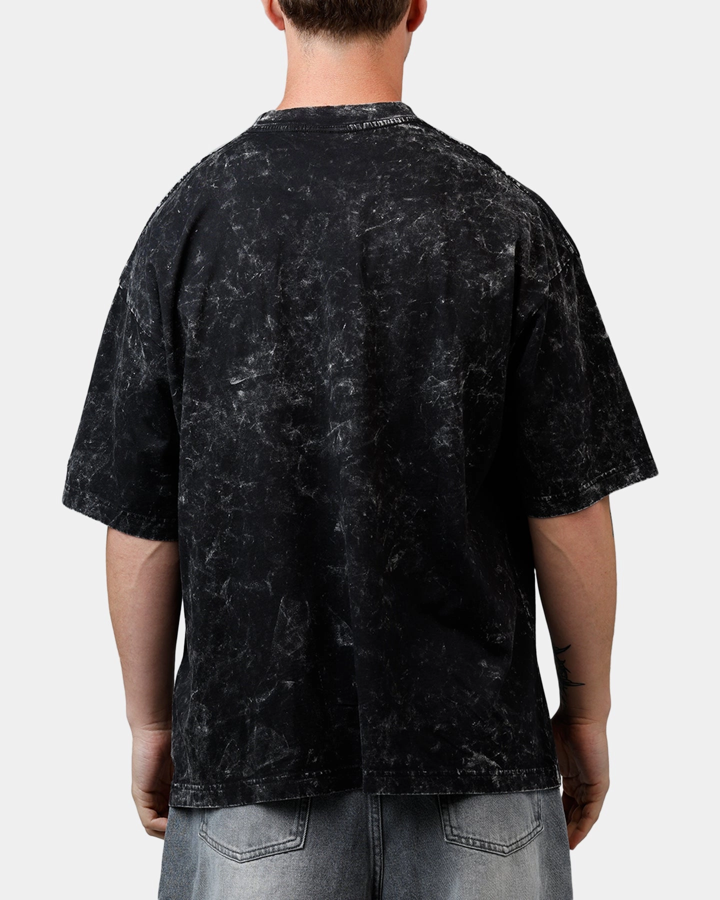 Casual Pullover New Era Los Angeles Dodgers Boxy Essentials T-Shirt Washed Black