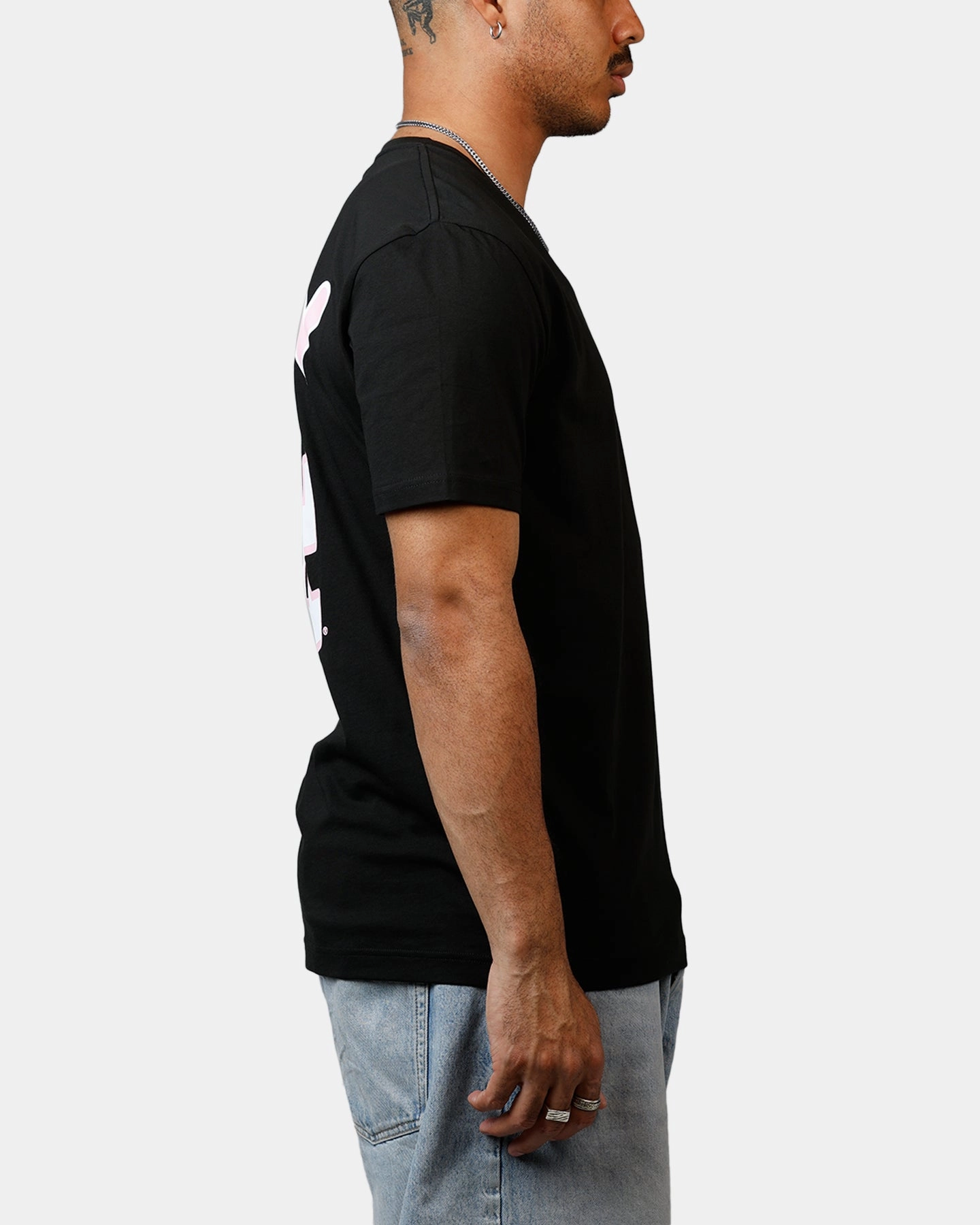 Eco Conscious Packaging Circular Knit Technology New Era Los Angeles Dodgers Heart T-Shirt Black