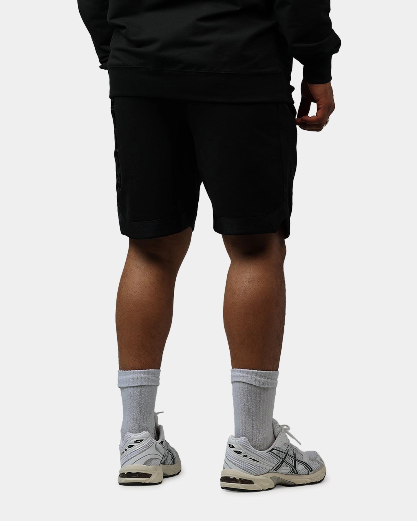 Non-Binding Fit New Era Los Angeles Dodgers Logo Select Shorts Black/Black