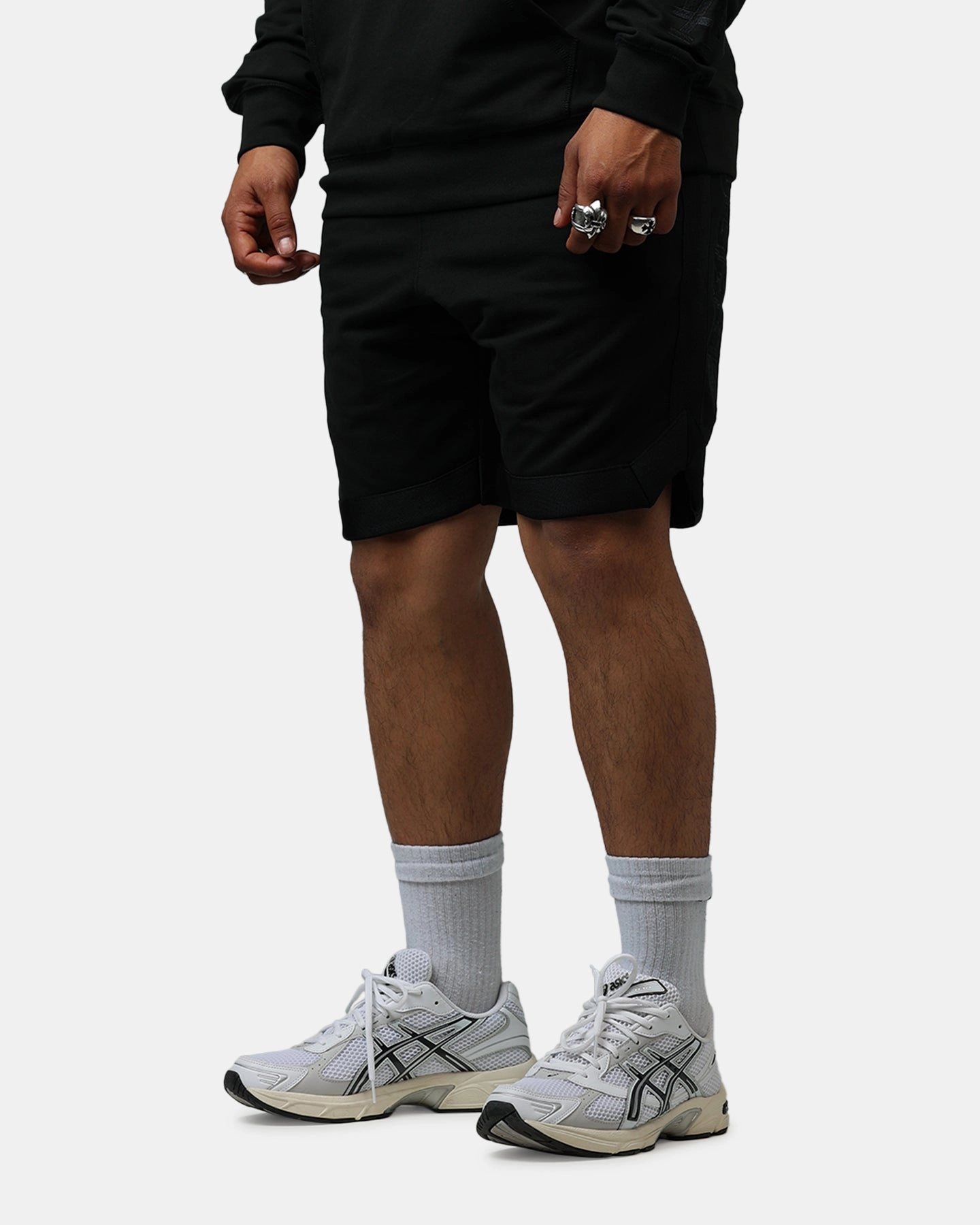 Rubberized Hem Odor Control Tech New Era Los Angeles Dodgers Logo Select Shorts Black/Black