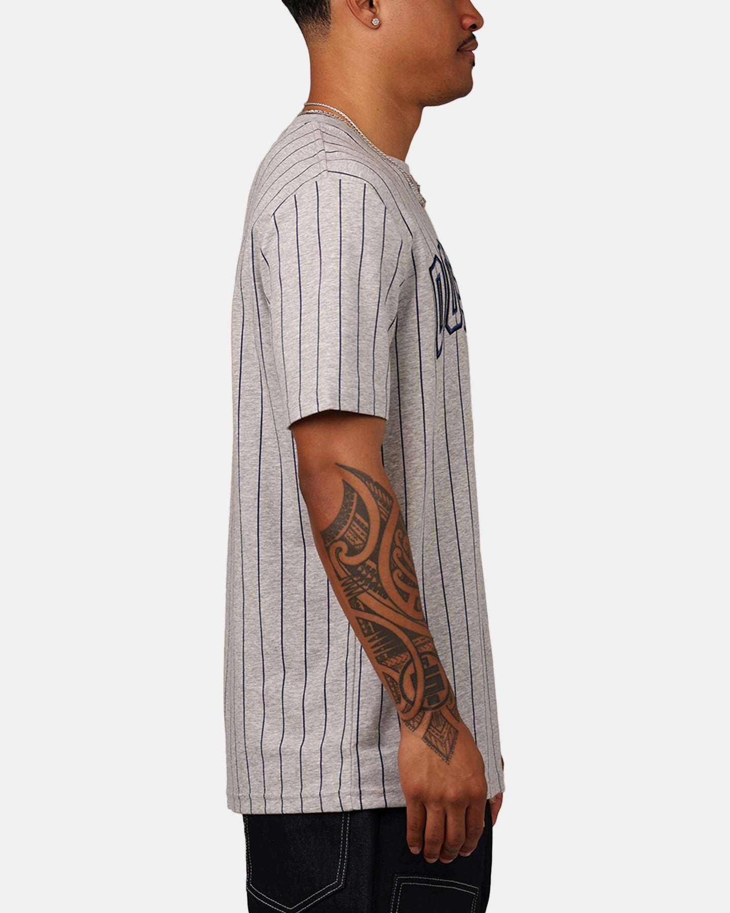 New Era Los Angeles Dodgers T-Shirt Grey LightweightWeave Contrast Stitching