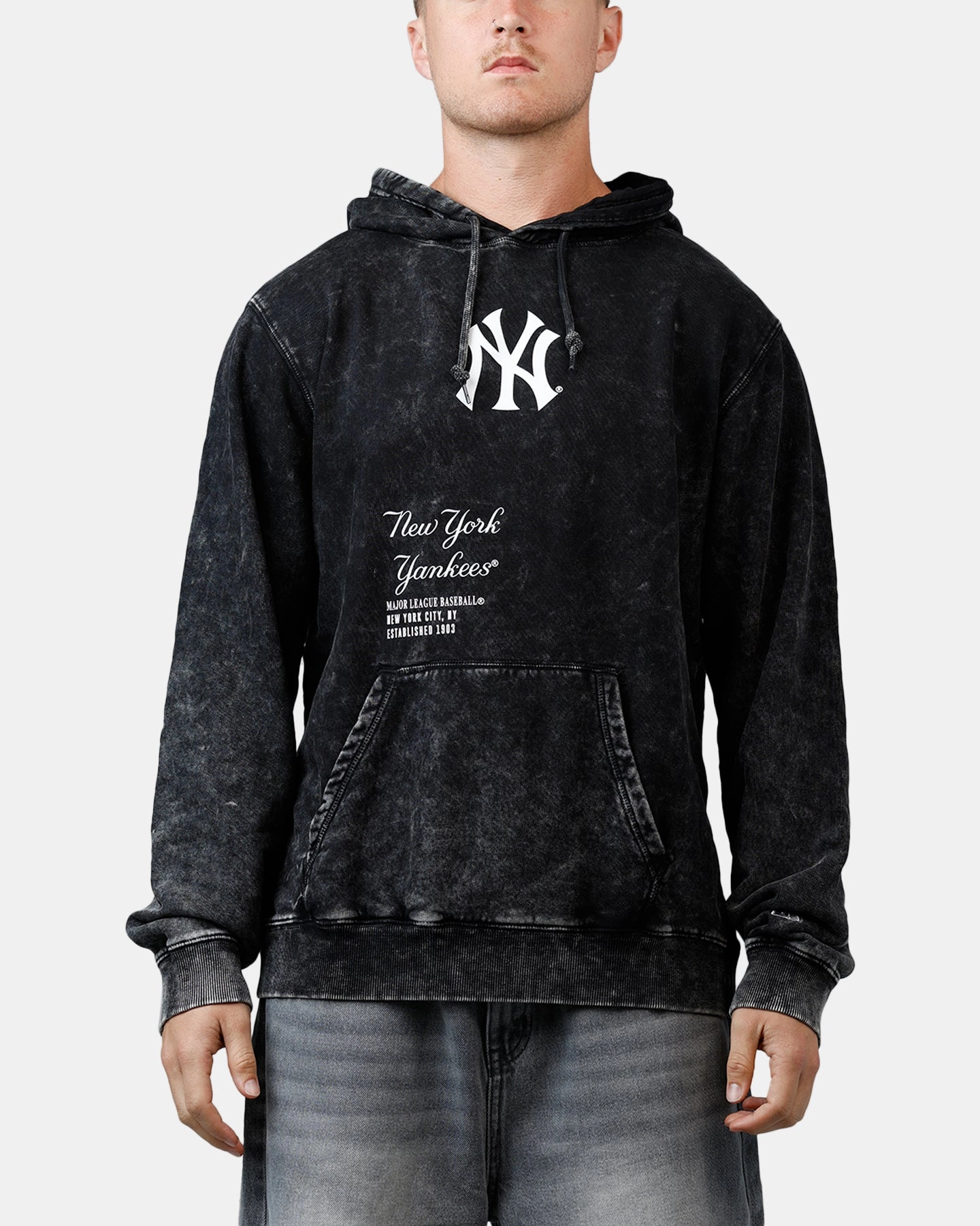 PreShrunkFabric Modular Layering System New Era New York Yankees Sport Night Hoodie Black