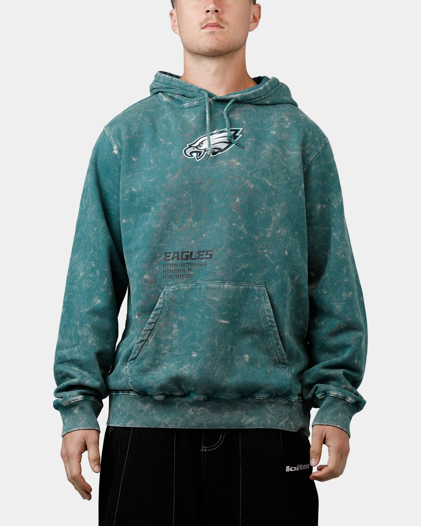 AntiStatic Material New Era Philadelphia Eagles Sport Night Hoodie Official Team Color