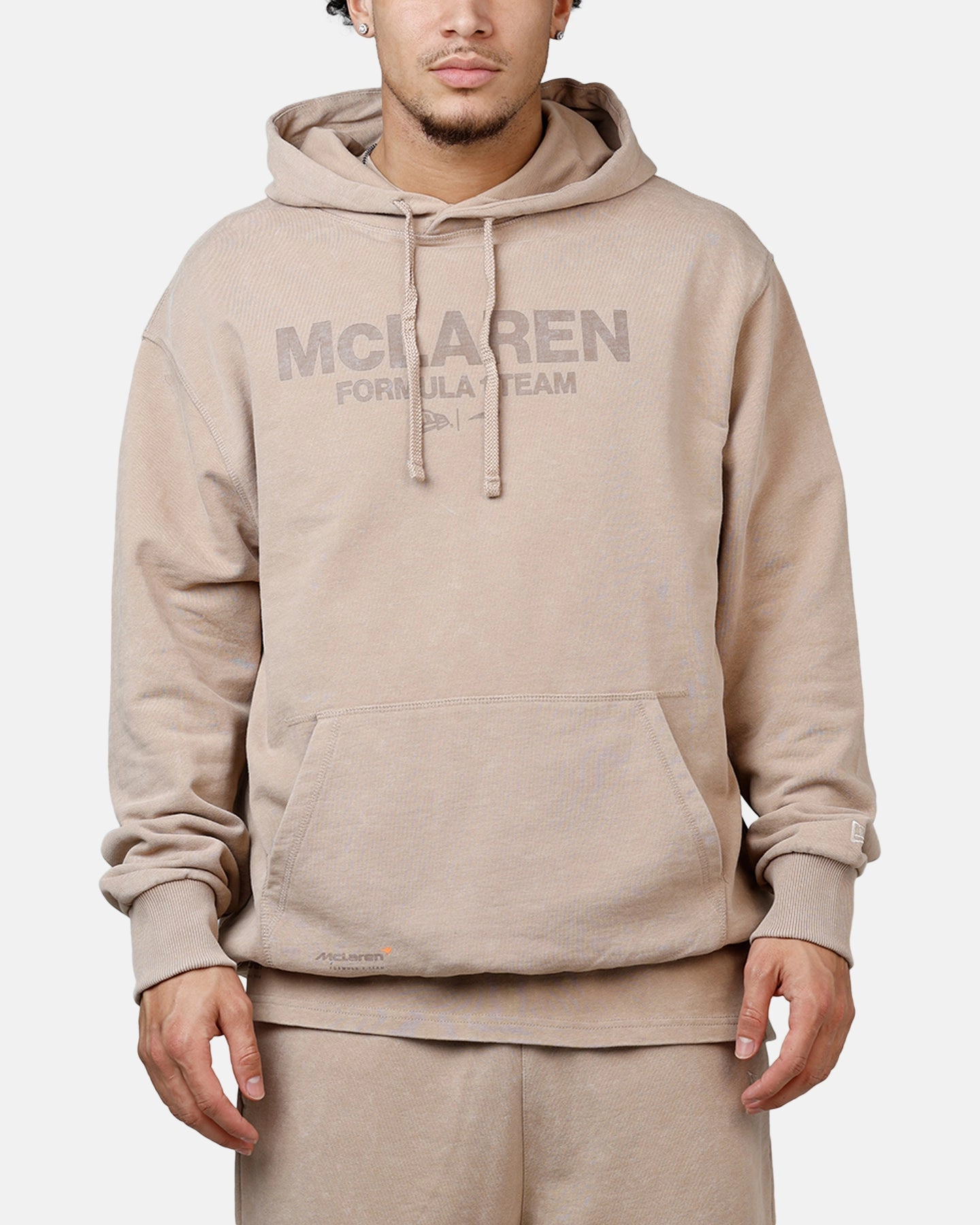 New Era X Mclaren Hoodie Taupe UV protection layer