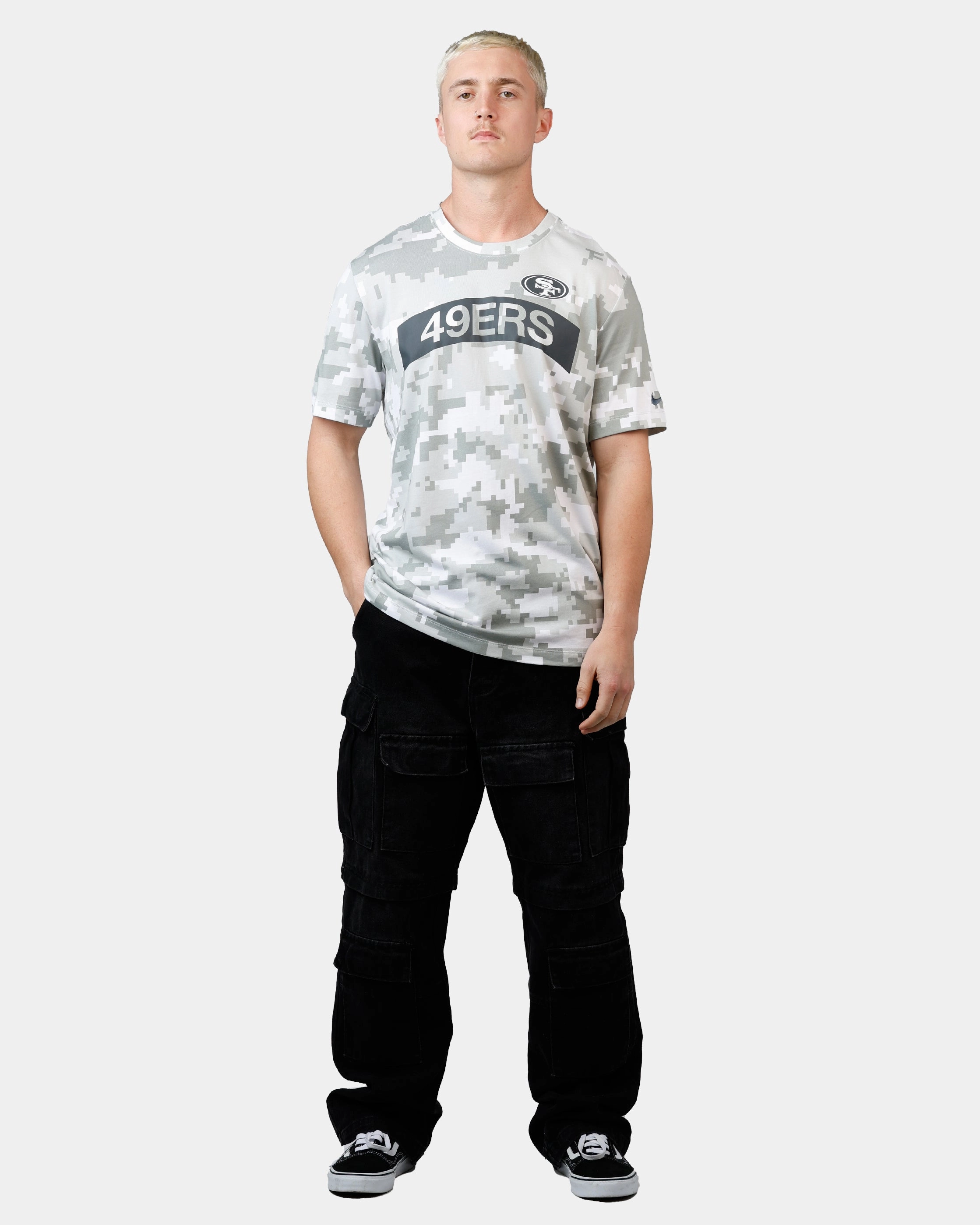 EcoFriendly Dye TearResistantWeave Nike San Francisco 49ers Salute to Service T-Shirt Camouflage