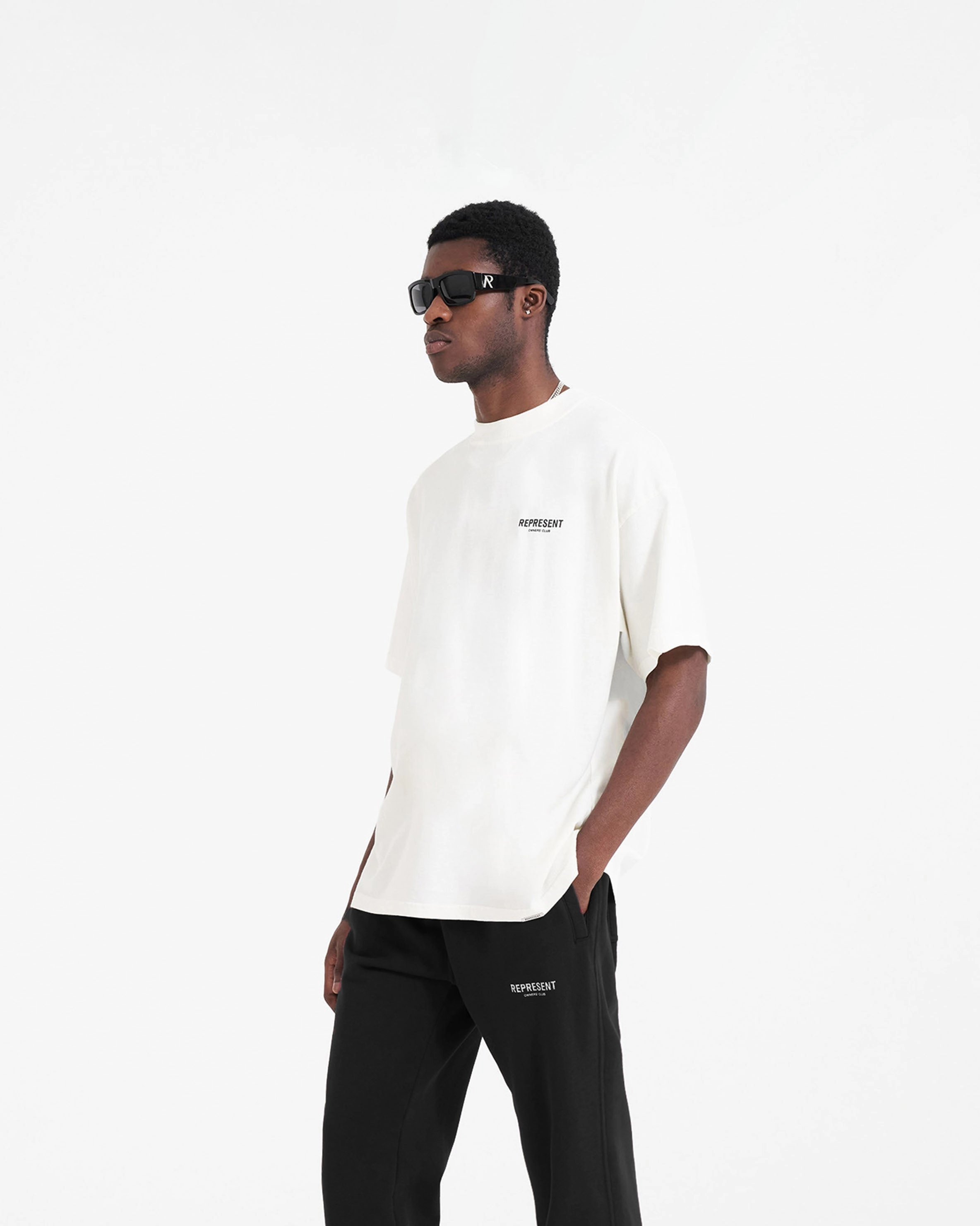 High Quality Material Durable Seam Construction Represent Owners Club Sweatpant - Black