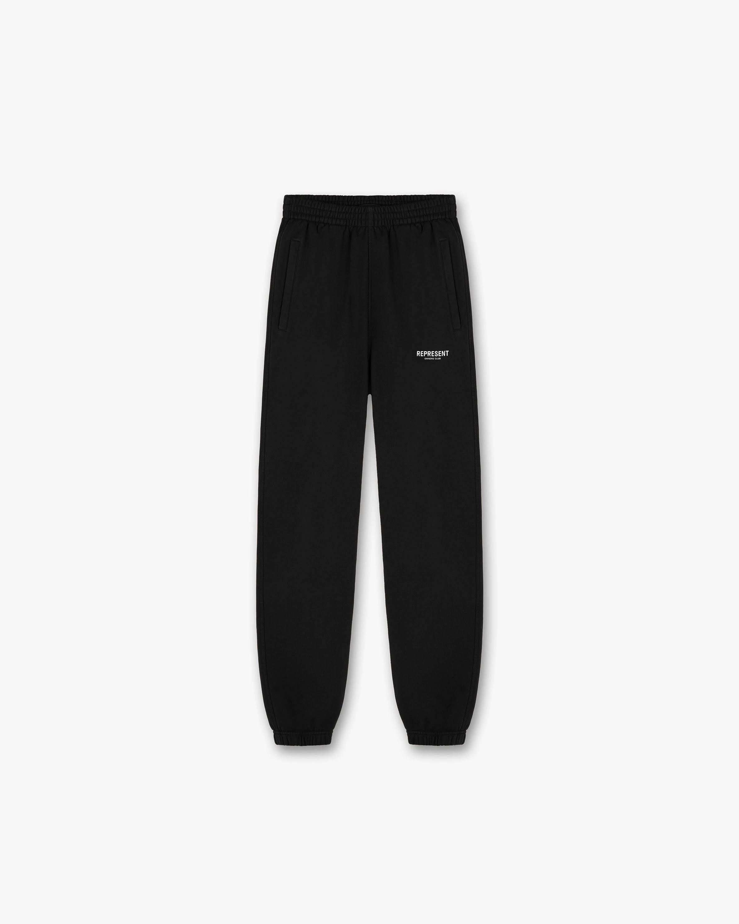 Represent Owners Club Sweatpant - Black Tight Cut Versatile Layer