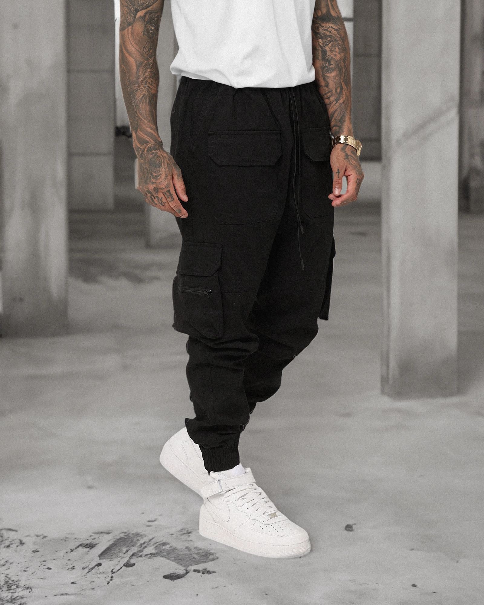 Saint Morta Payload Tactical Jogger Black Clean Fit