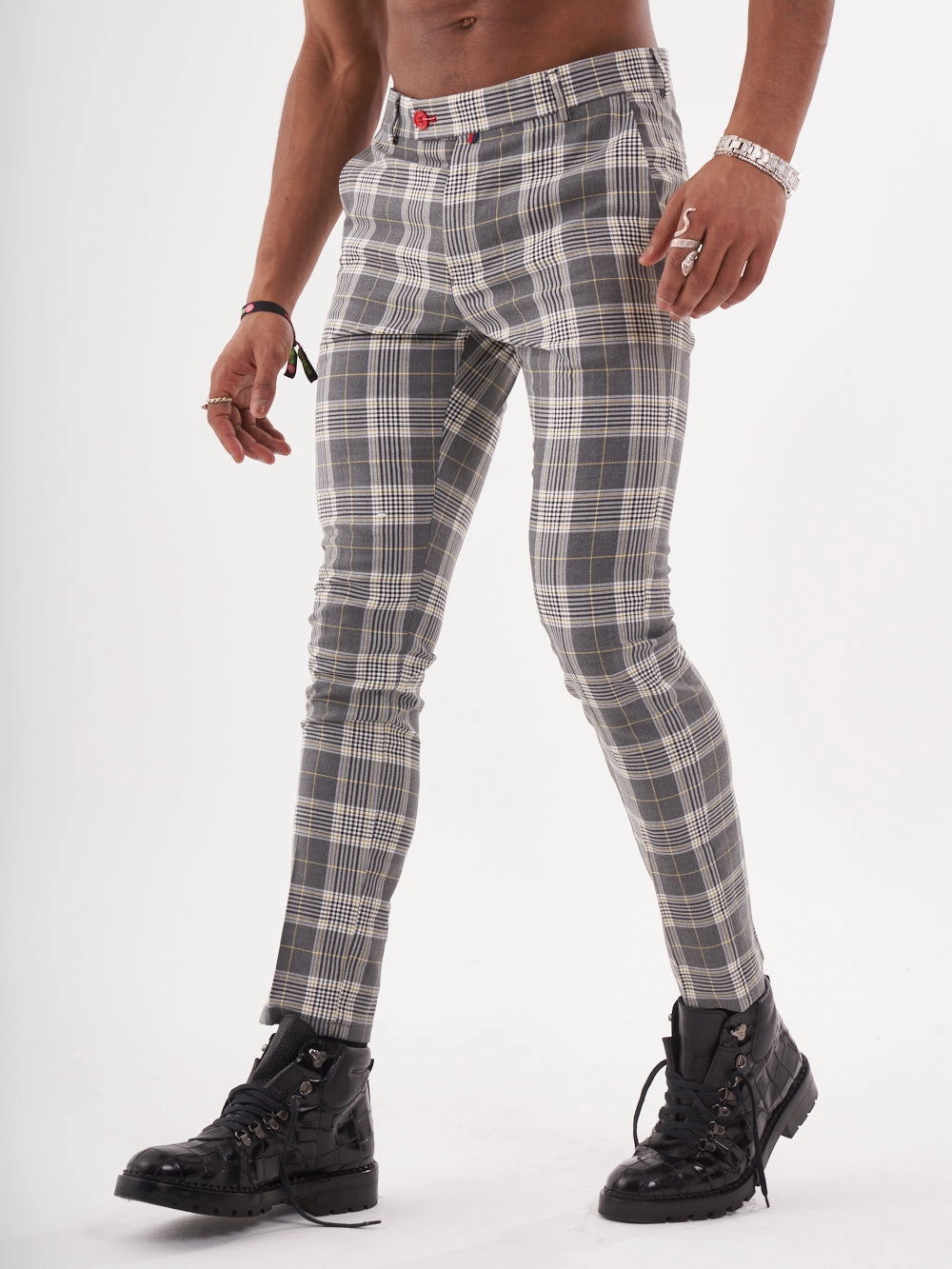 Light Stretch Effortless Style CHECKMATE PANTS