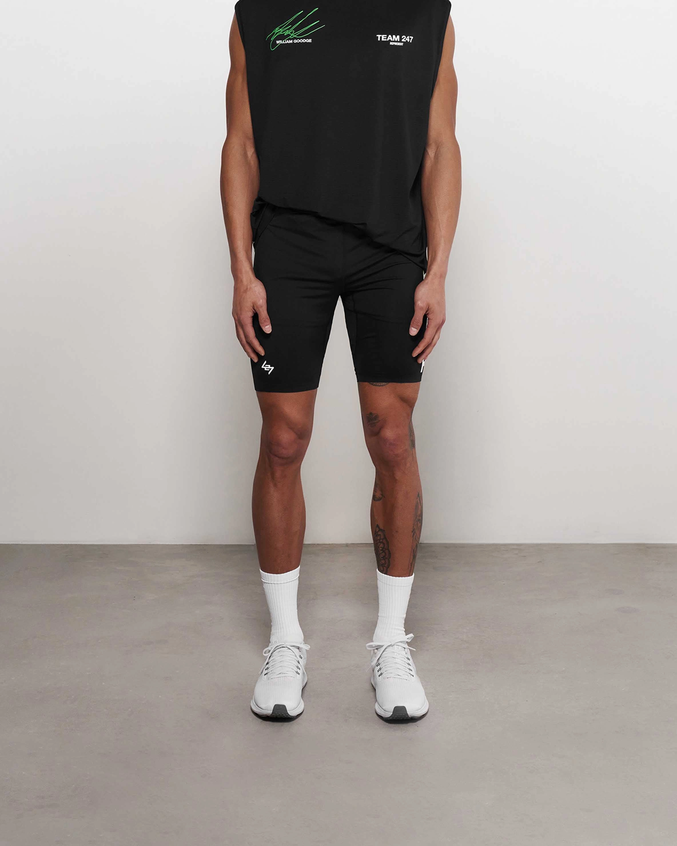 QuickAdjustStraps All Day Fit Team 247 Half Tight - Black