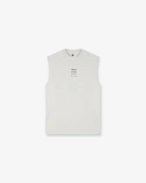 247 Uprising Oversized Tank - Flat White Versatile Layer