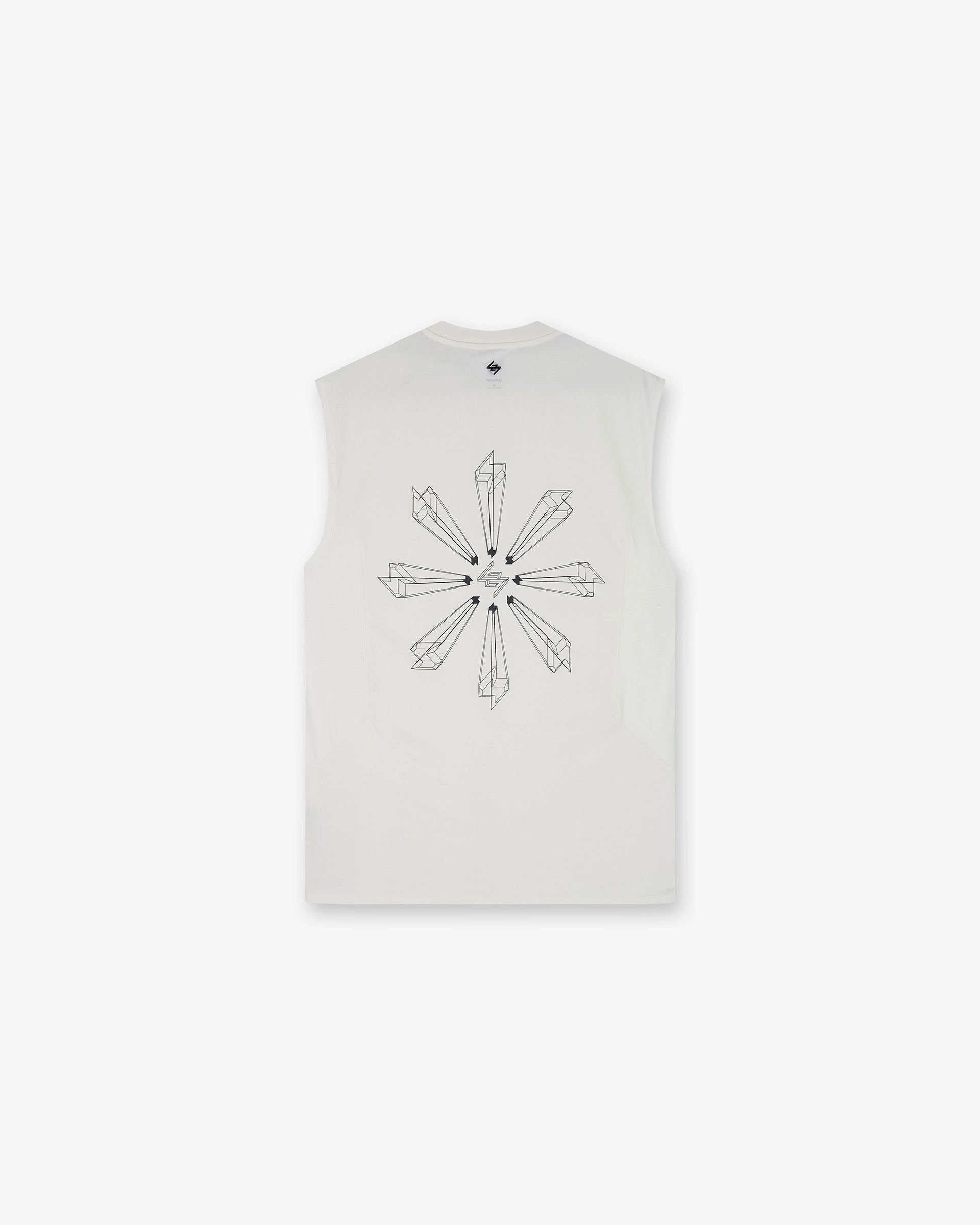 SustainableManufacturing Soft Wearable 247 Uprising Oversized Tank - Flat White