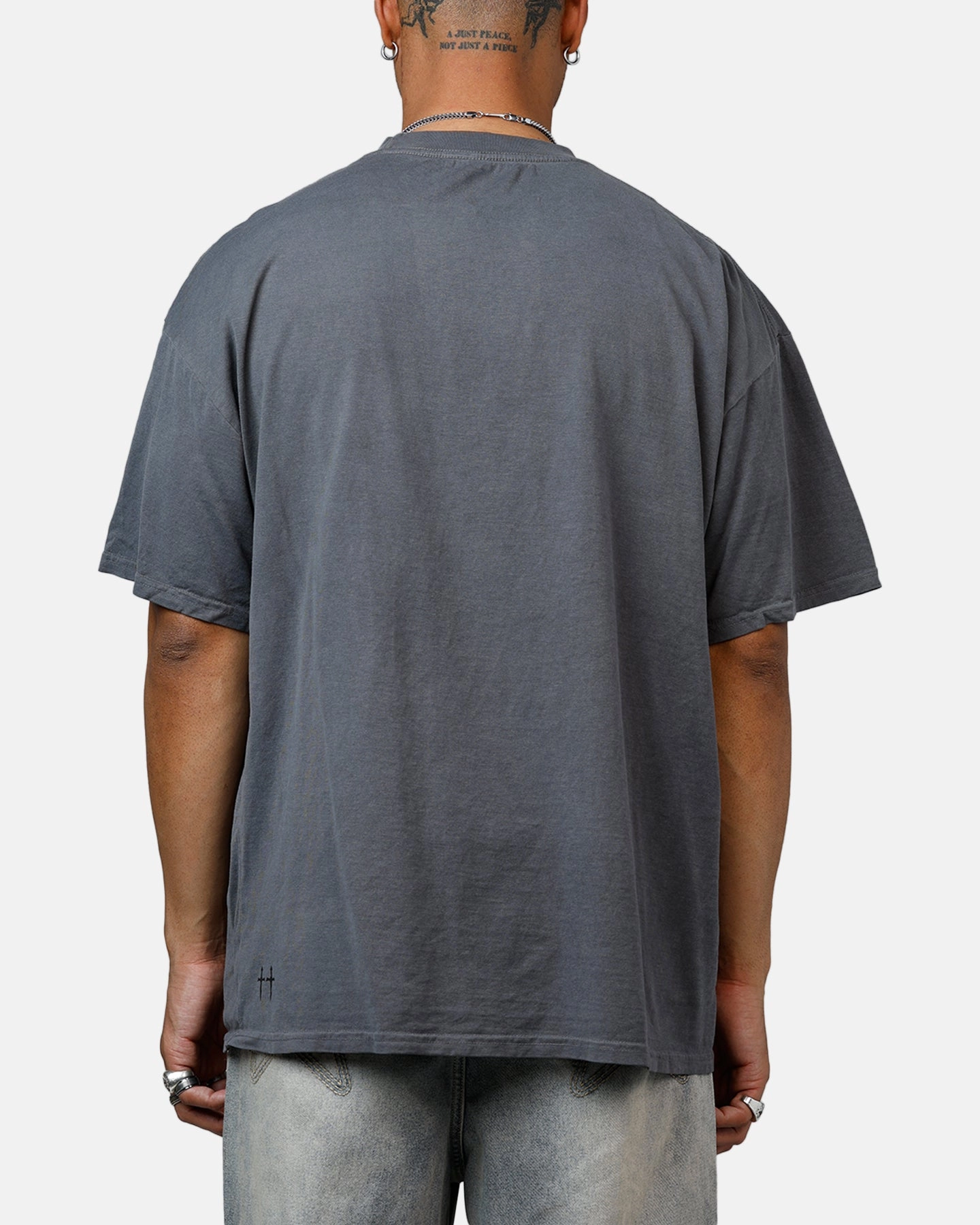 Fitted Blouse Classic Tank Saint Morta Black Doves Heavyweight T-Shirt Washed Charcoal