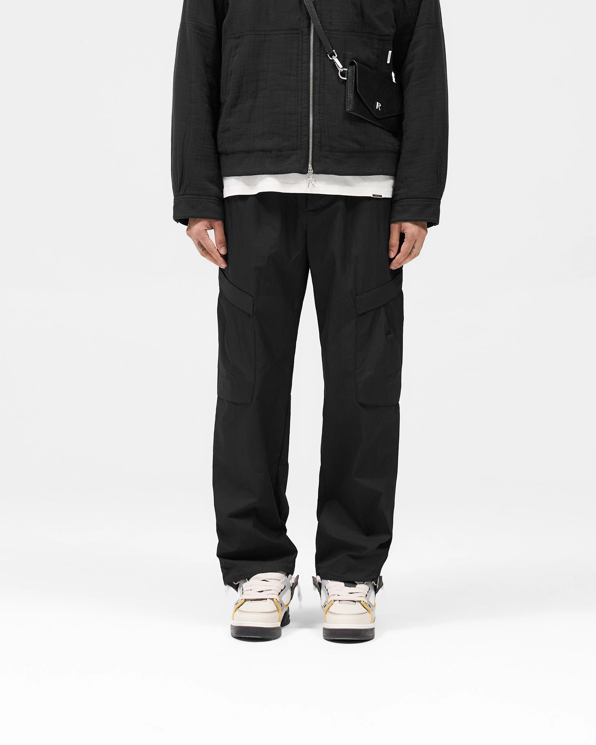 Tech Cargo Pant - Jet Black Soft Texture
