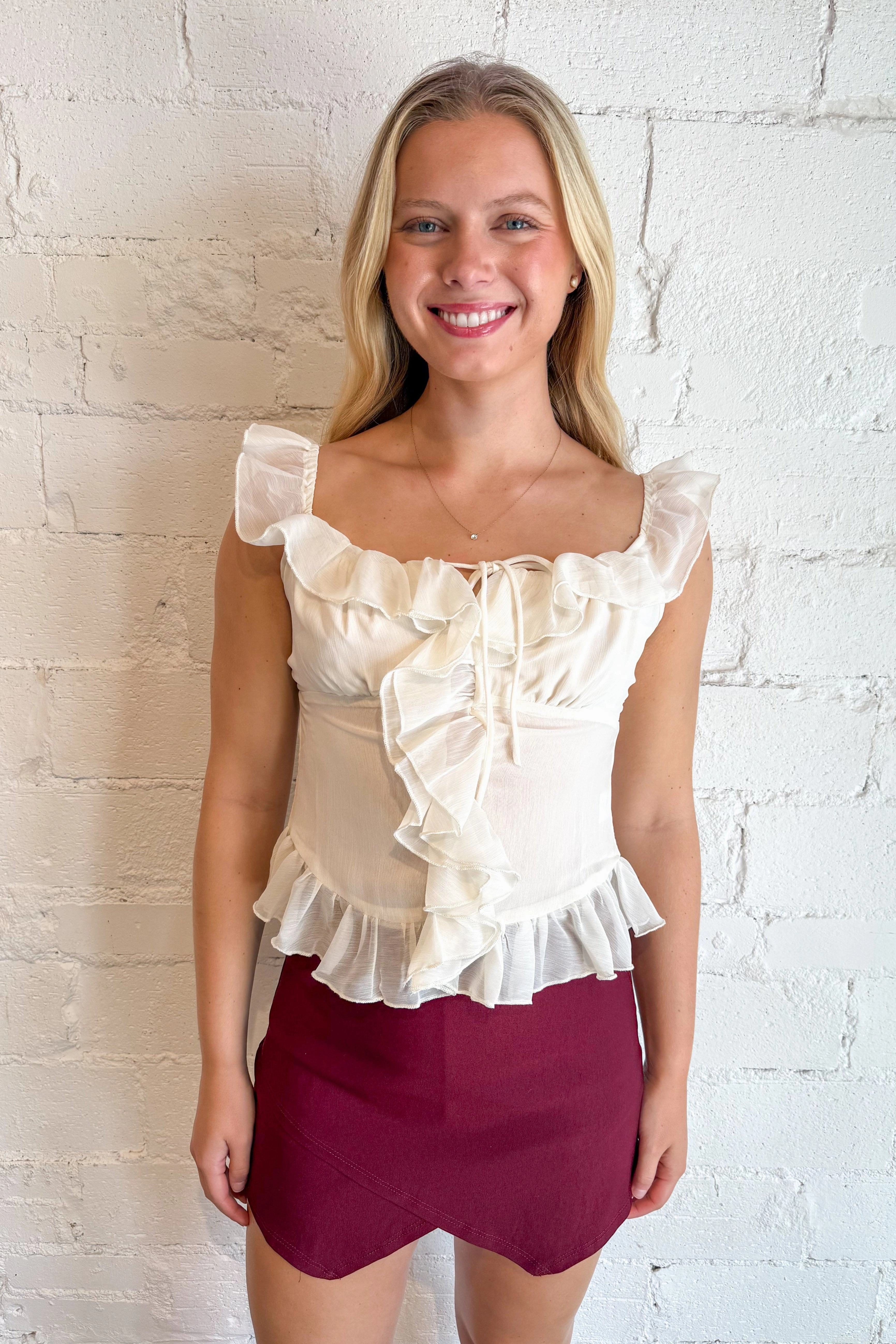 CompactPackable Playful Edge Skort