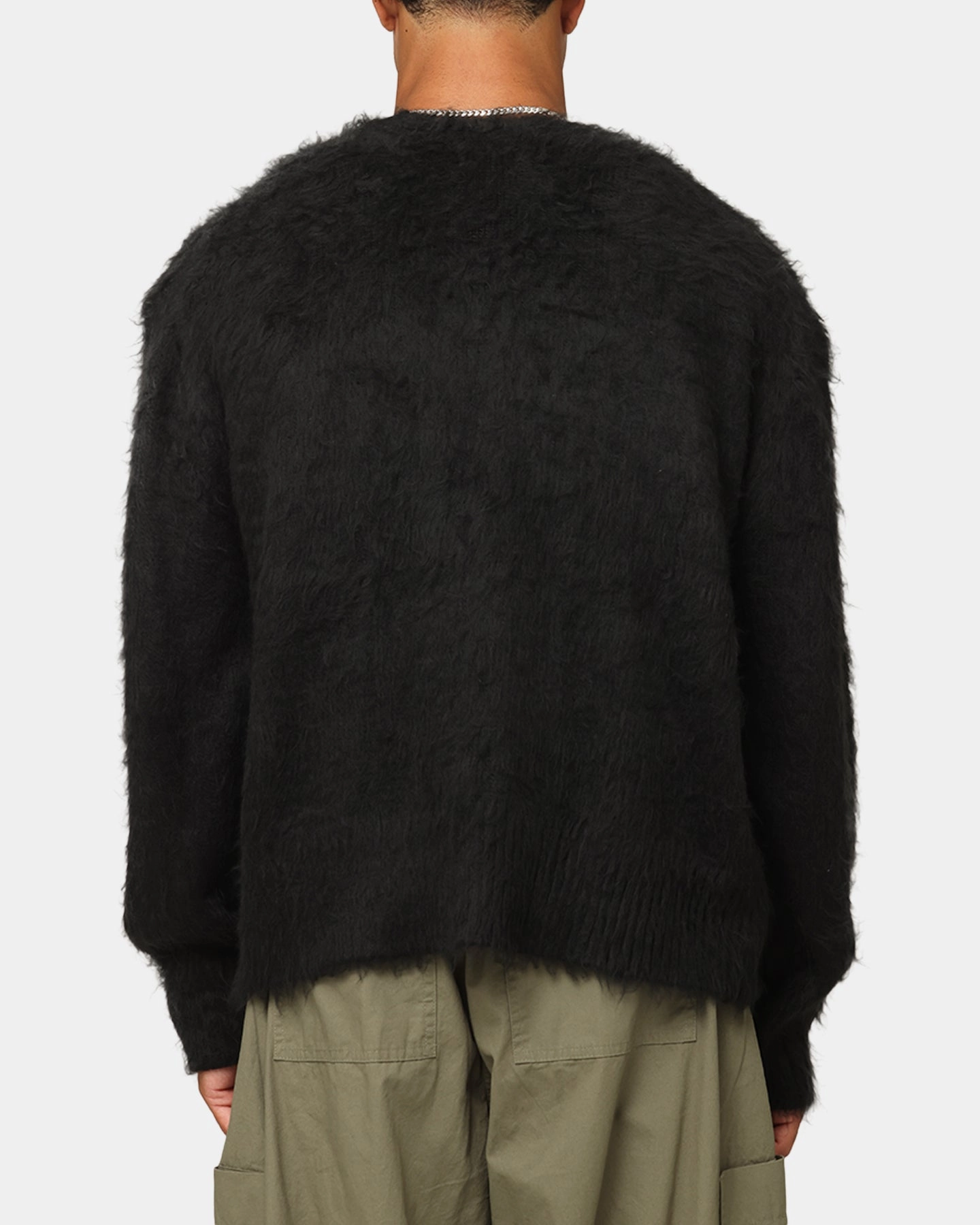 Snag Resistant Surface XXIII Fuzzy Cardigan Black