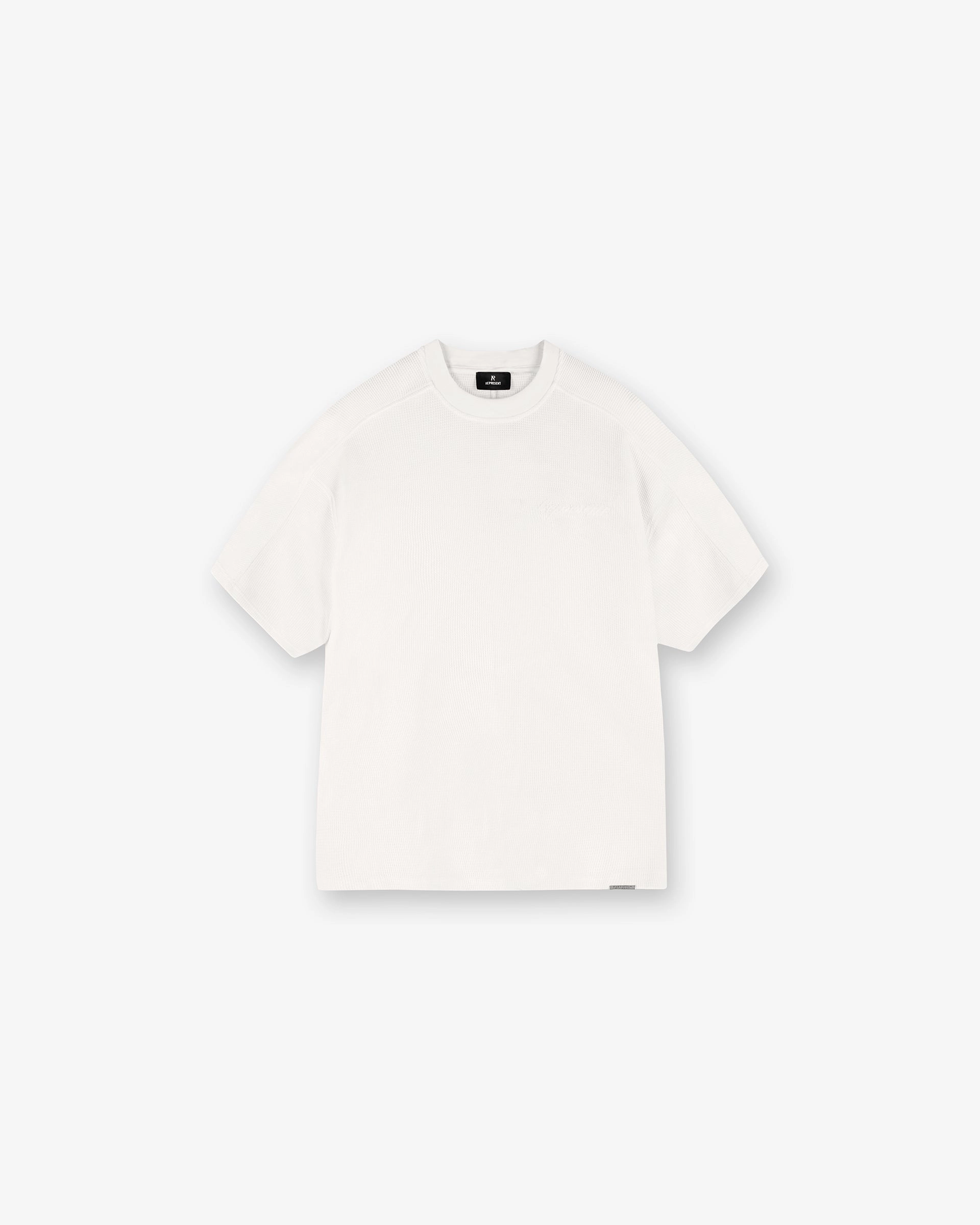Waffle T-Shirt - Flat White Recommended anti static coating