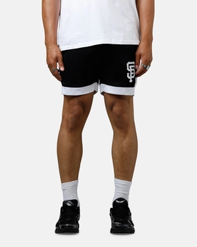 New Era San Francisco Giants Sport Class Shorts Black/White Quick Comfort Fit Stretching Fit