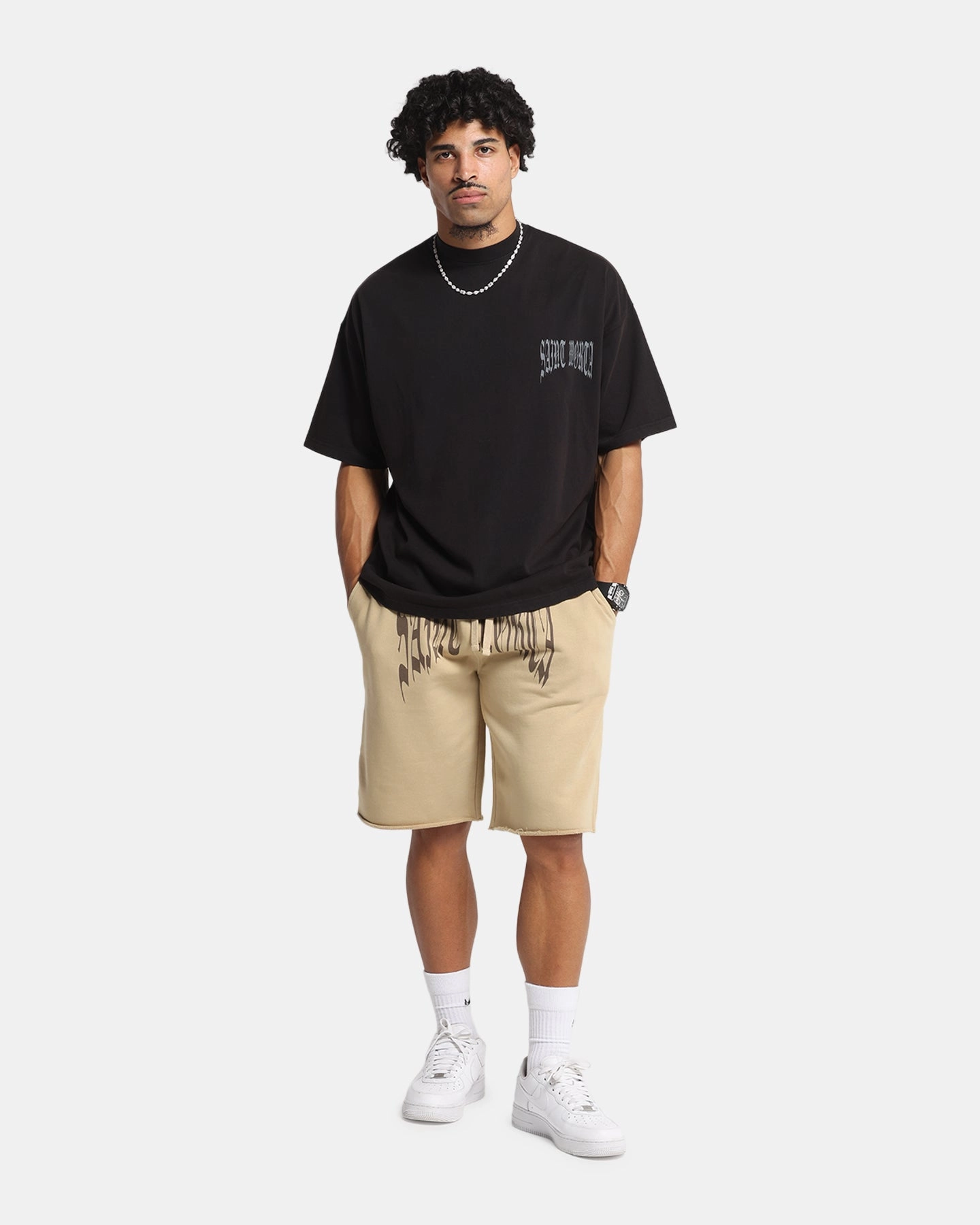 Adaptive Waistband Saint Morta Vill Park Boxy T-Shirt Vintage Black