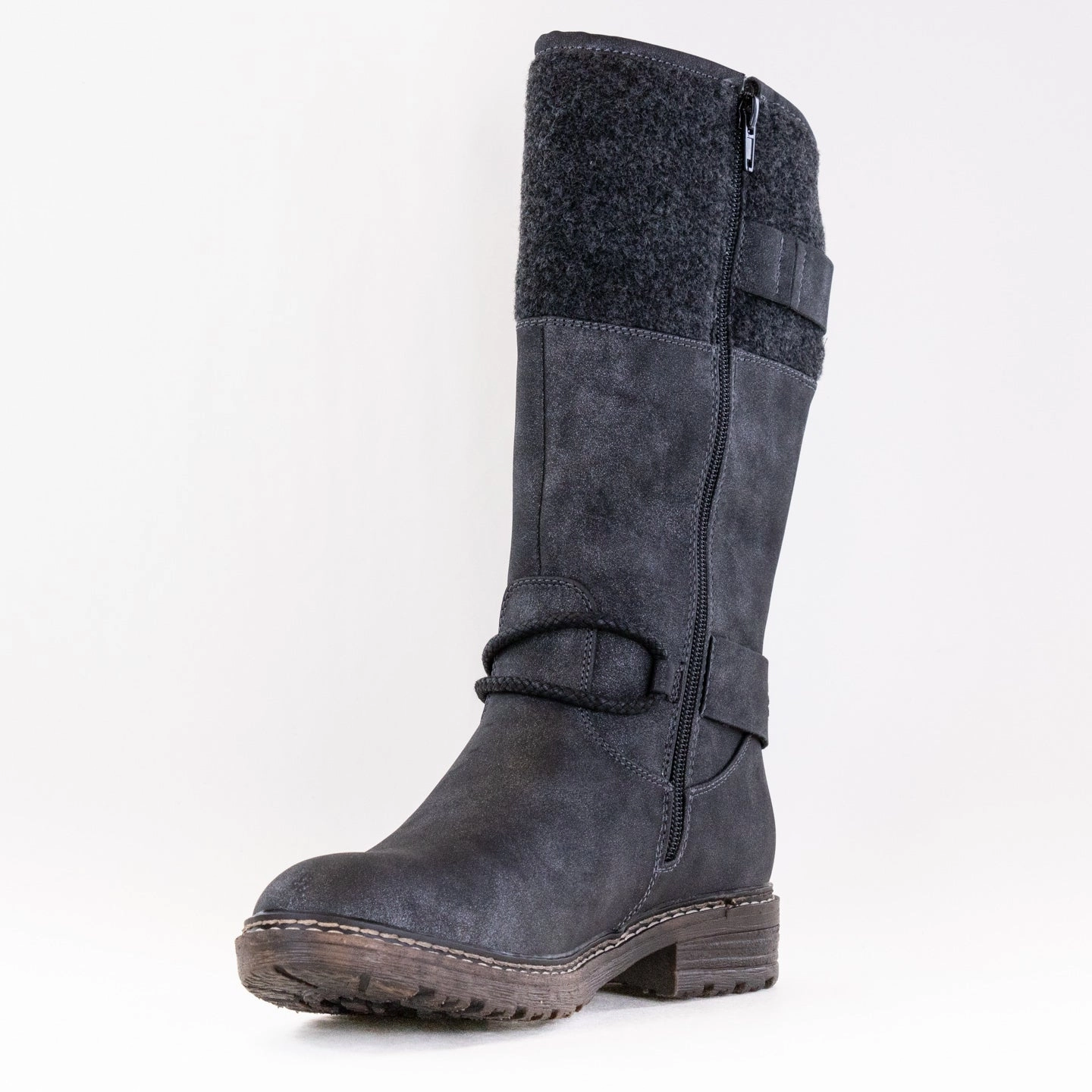 Canvas Material Rieker Dominika 94774 (Women's) - Black