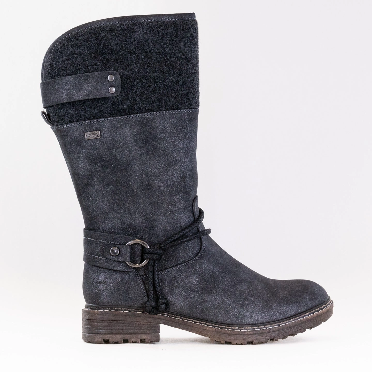 Rieker Dominika 94774 (Women's) - Black Eco Material All Day Wear