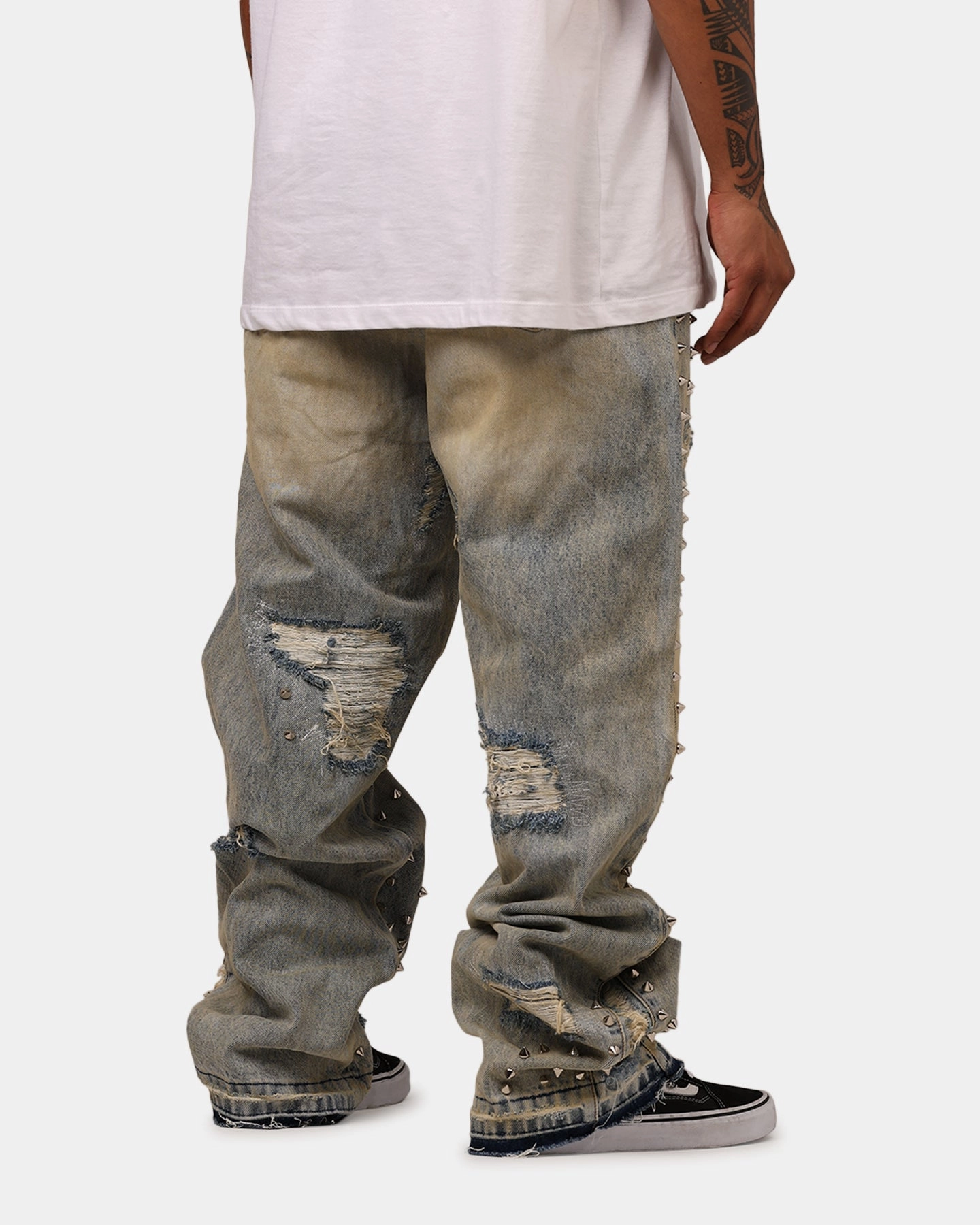 MNML Ultra Baggy Emo Denim Jeans Blue Core Utility HeatRegulatingLining