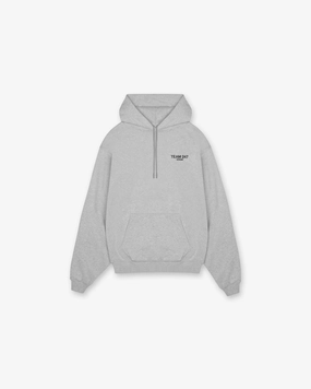 Date night fleece material Team 247 Oversized Hoodie - Ash Grey