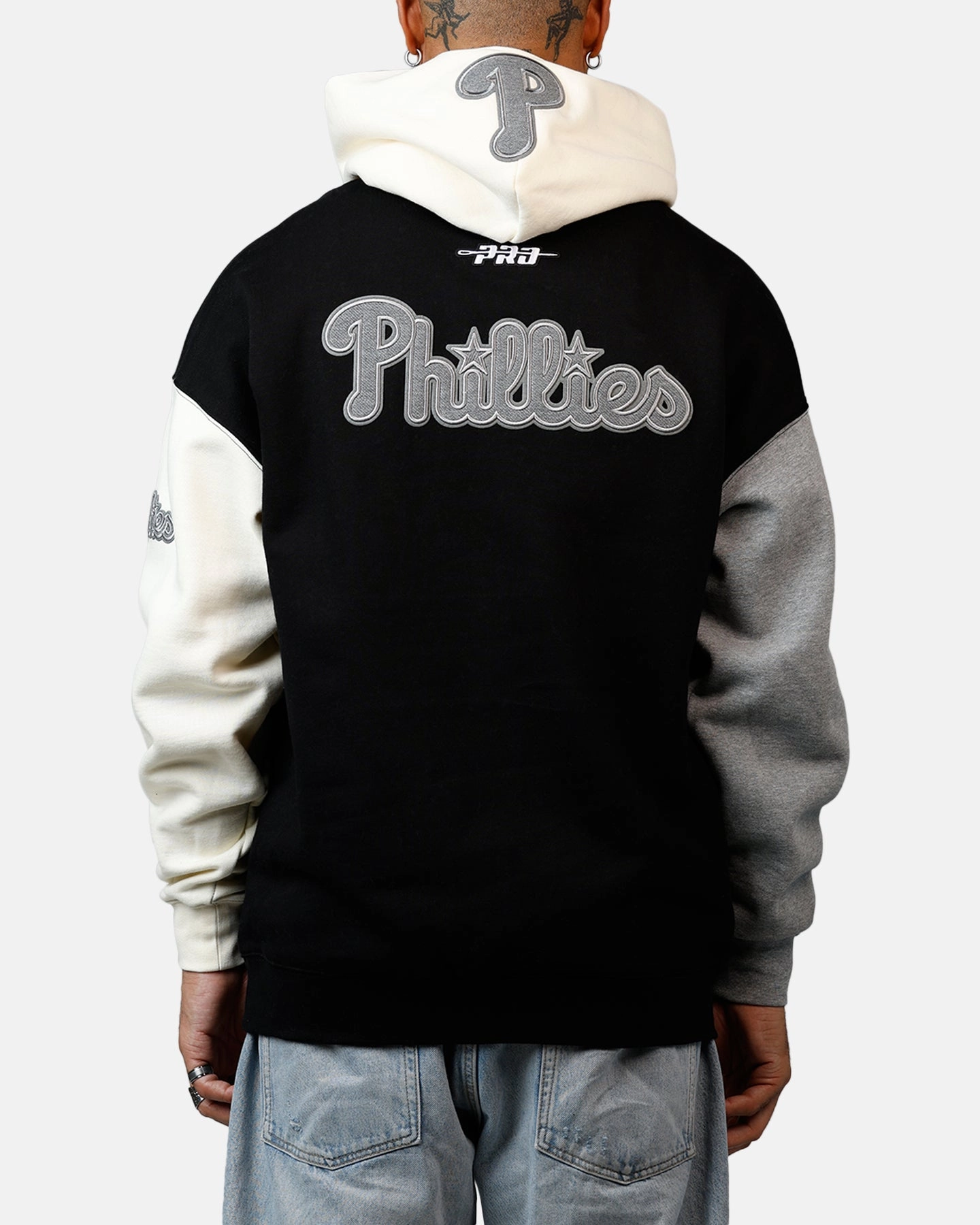 MidweightJersey Cozy Sweater Pro Standard Philadelphia Phillies Reverse French Terry Hoodie Black/Grey