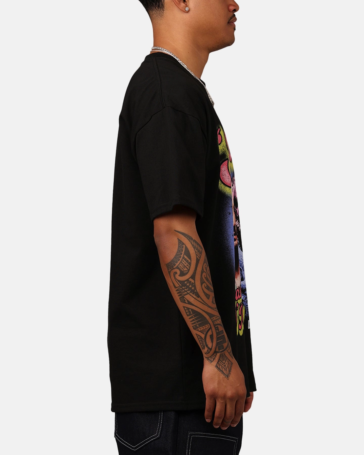 UFC By Culture Kings Suga Sean O'Malley Heavy T-Shirt Black Self Fabric Tie Reflective accents