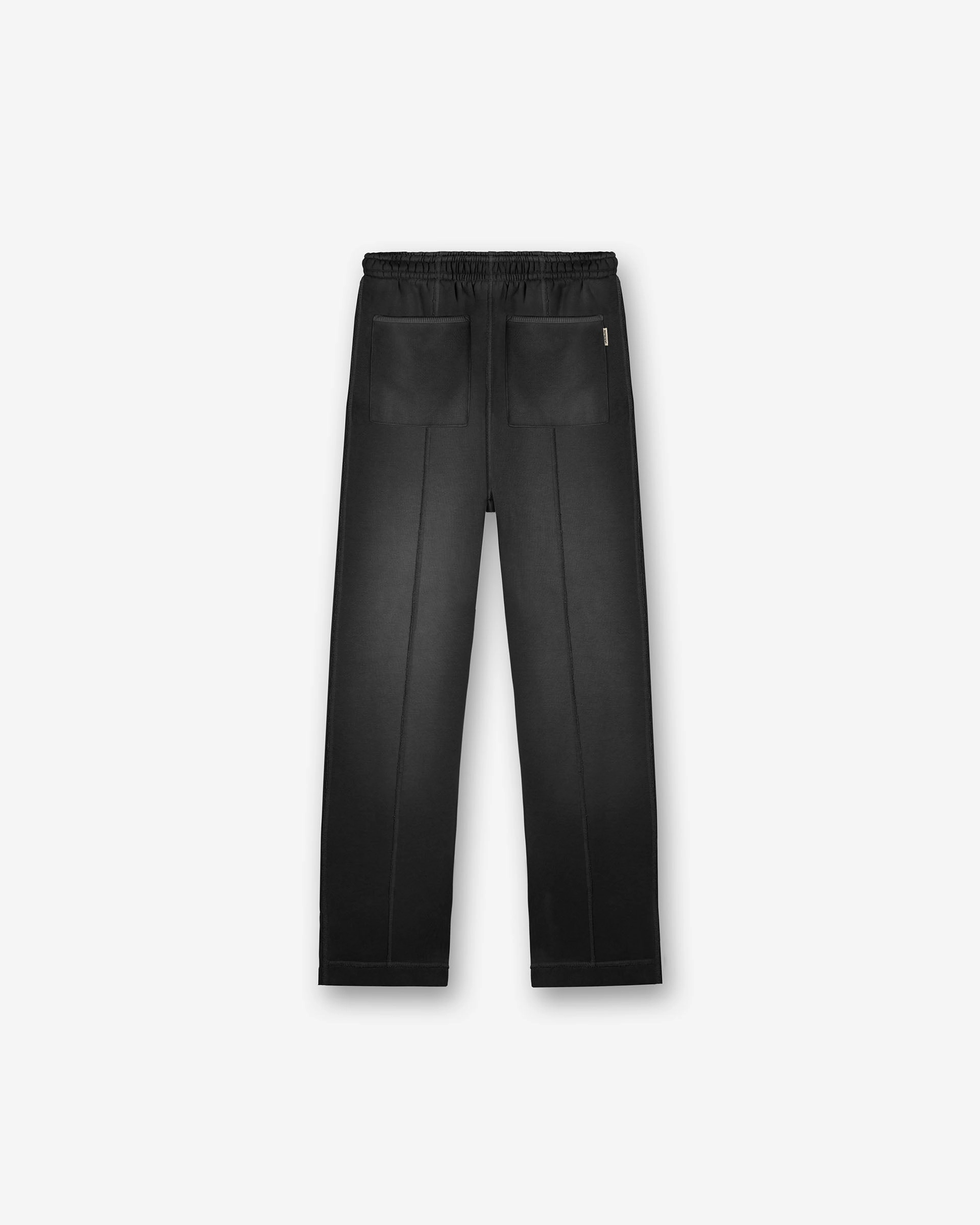 Stepped Hem Sweatpants - Stained Black Versatile Design
