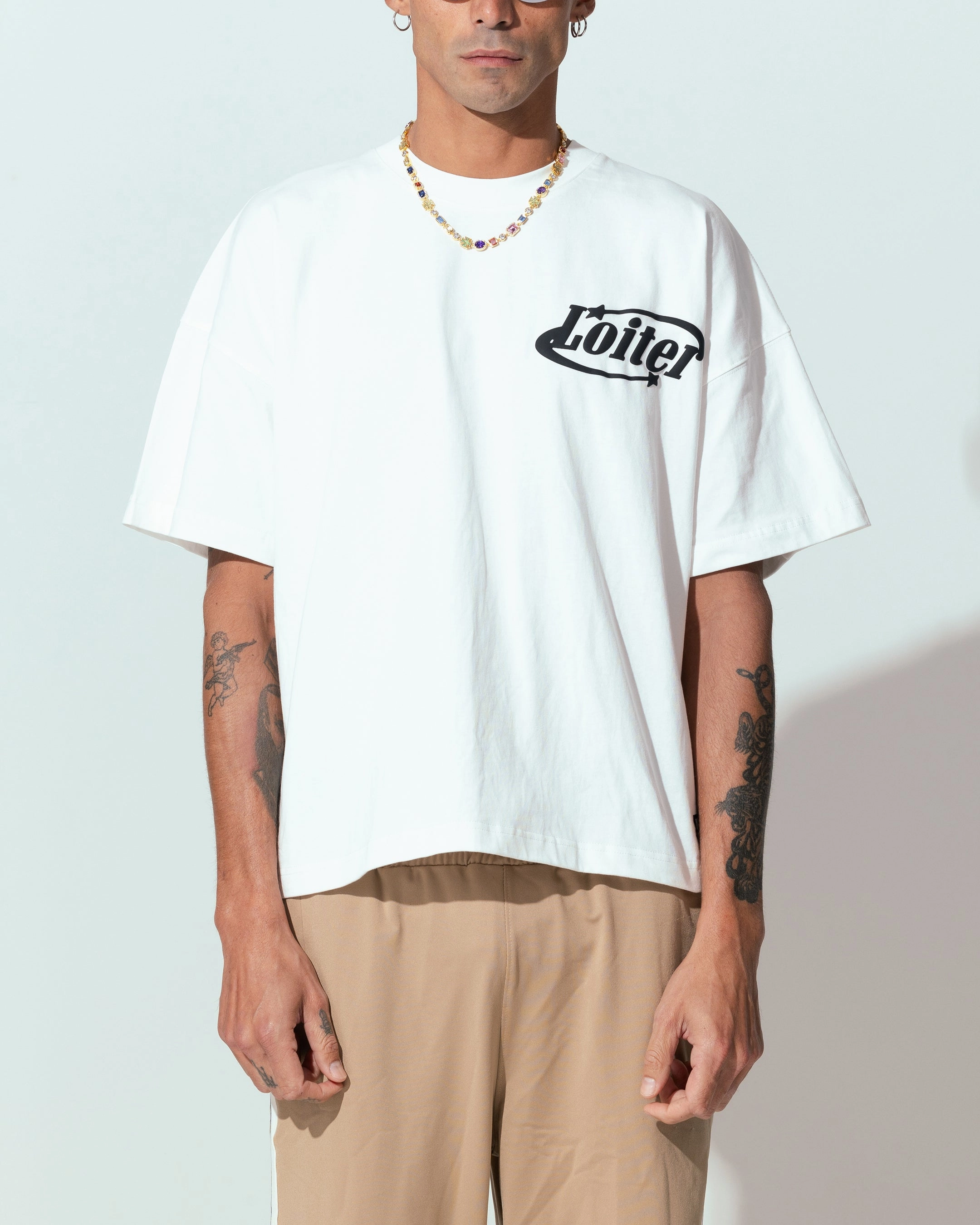 Loiter Repressed Box T-Shirt Off White LightweightMaterial