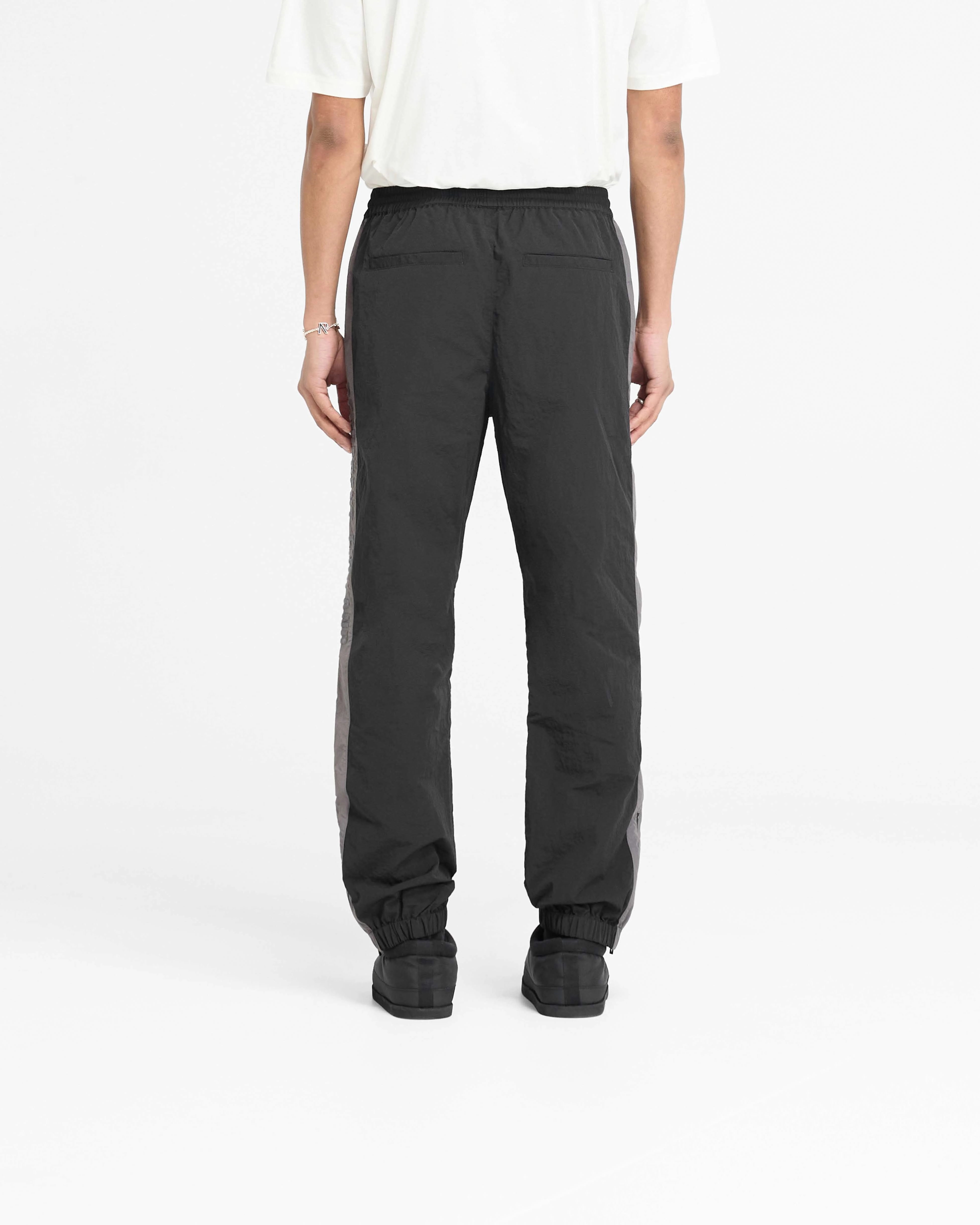Nylon Track Pant - Black Tear Resistant Fabric Layering Essential