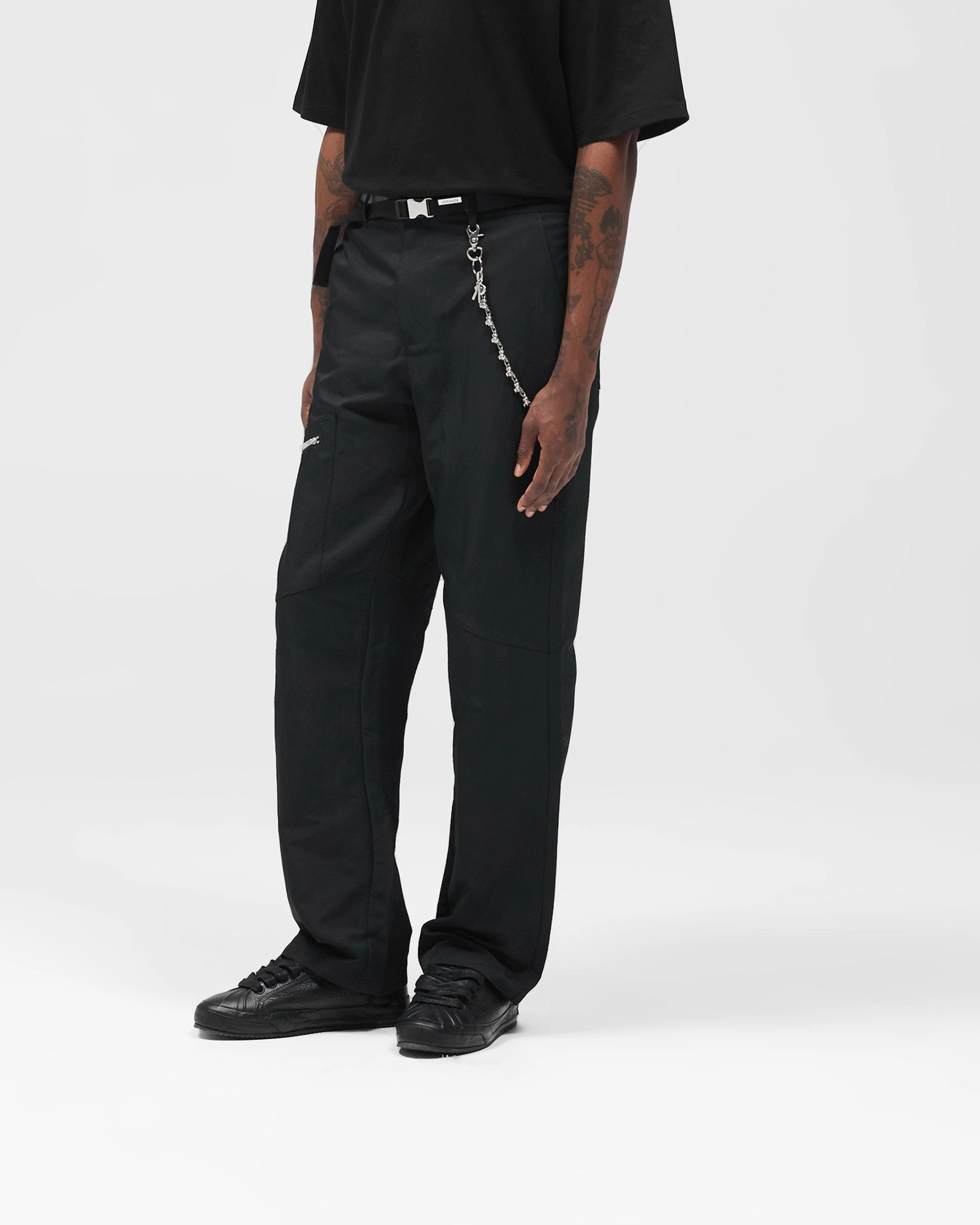 Nylon Workwear Pant - Jet Black Perfect Look