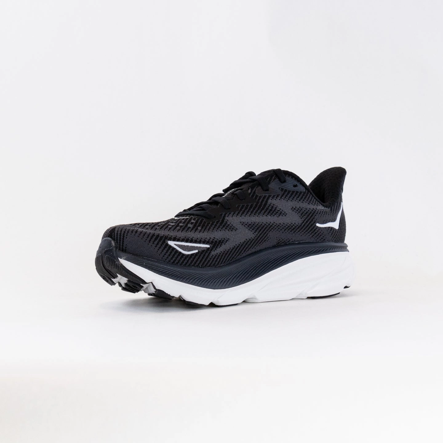 Hoka Clifton 9 (Women's) - Black/White long - lasting - quality shoes