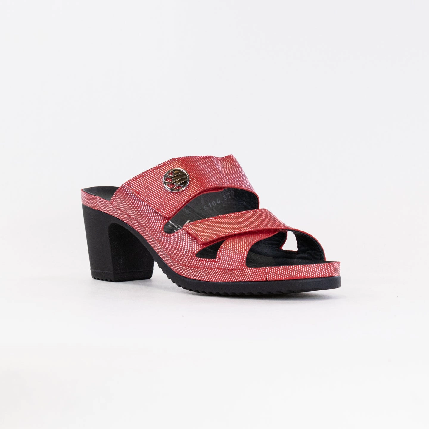 Vital Petra Mule Sandal (Women's) - Red Thermoplastic platform sandals