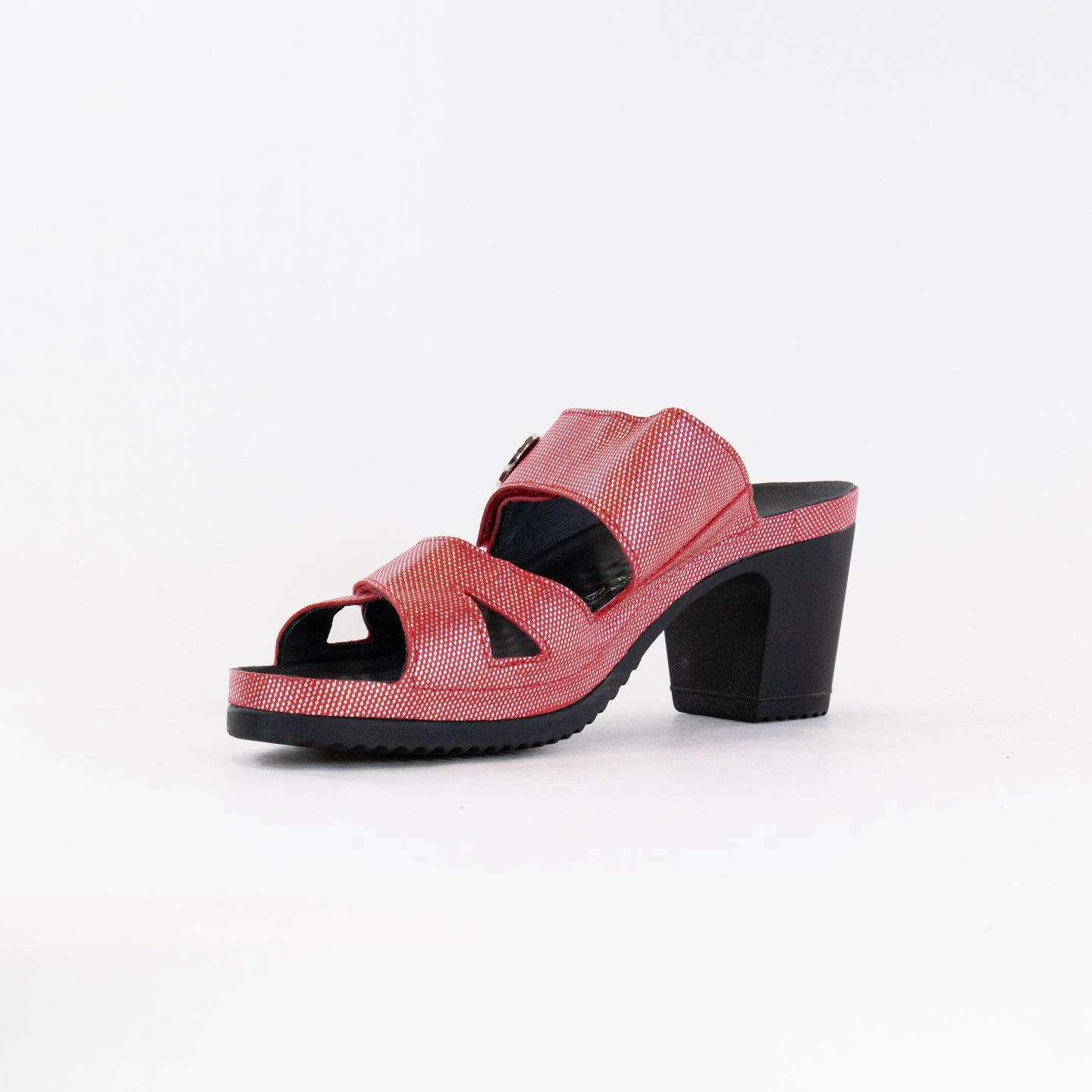 Vital Petra Mule Sandal (Women's) - Red Quick Lock Active Motion