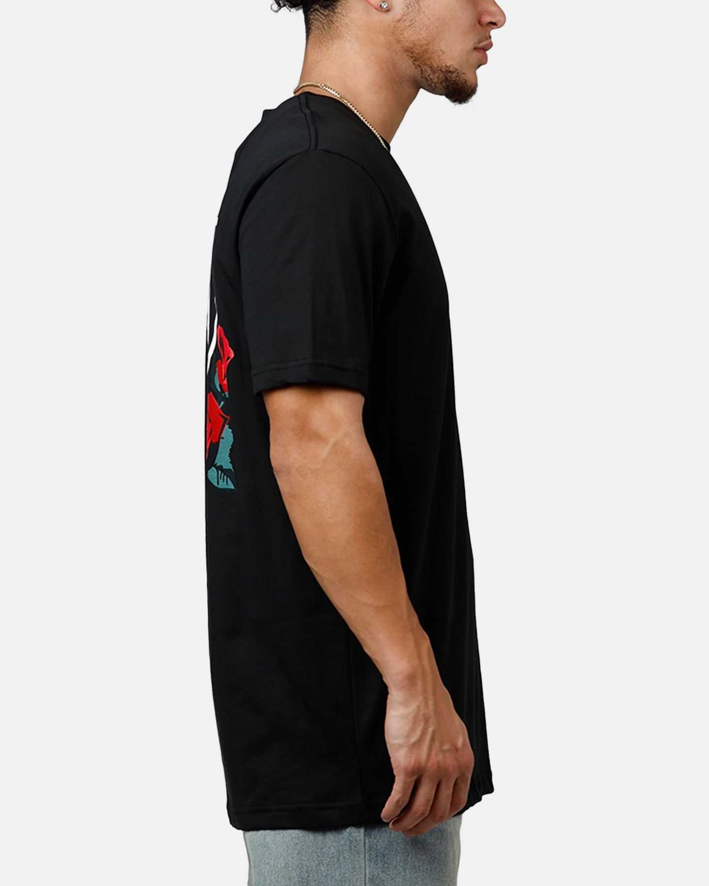 ElasticEdgeBinding New Era Las Vegas Raiders Rose T-Shirt Black/Red