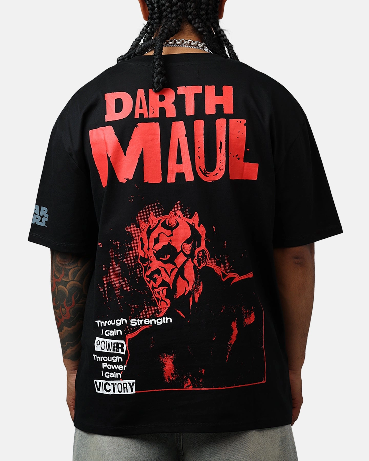 Freeze Max Star Wars Darth Maul Shine T-Shirt Black UltraSoft Lining