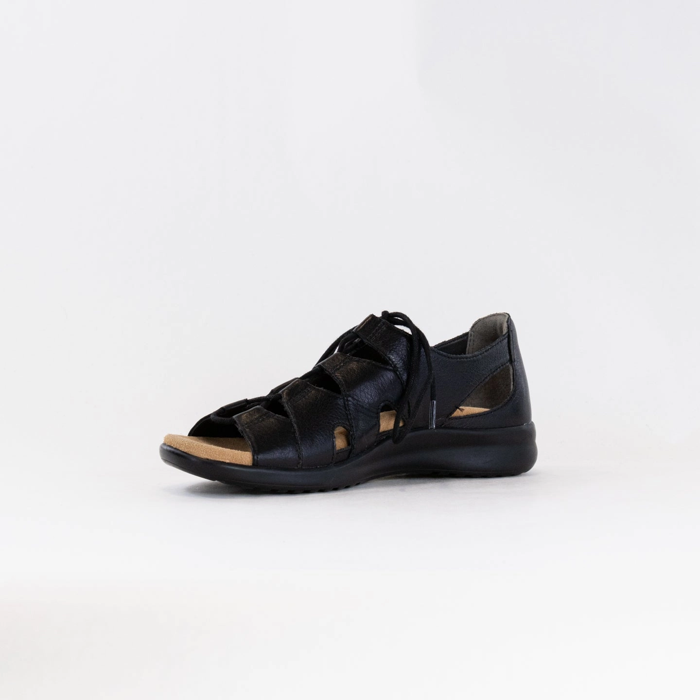 Ziera Barnett Sandal (Women's) - Black Ground Hug
