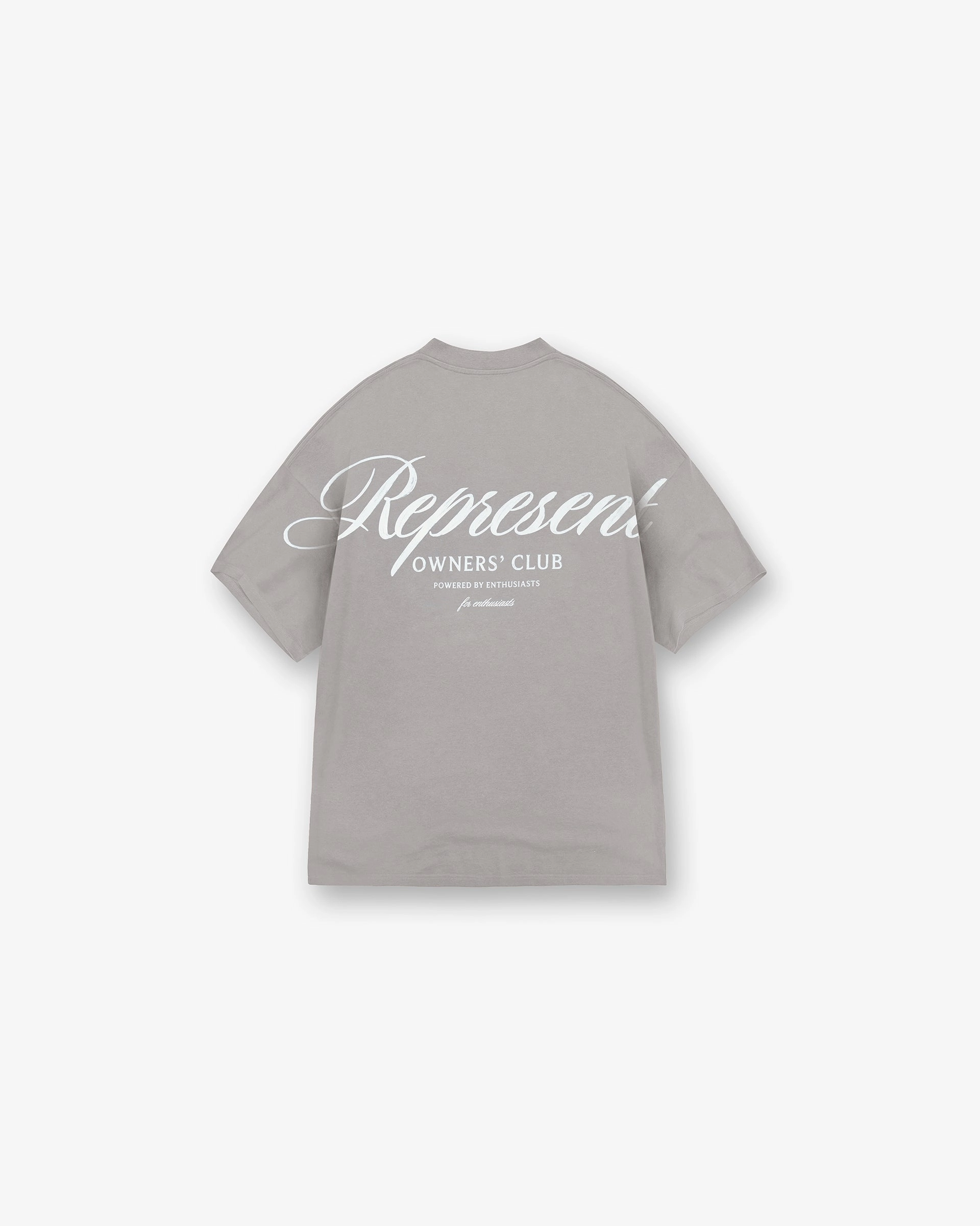 Represent Owners Club Script T-Shirt - Slate Quick Fit Wear
