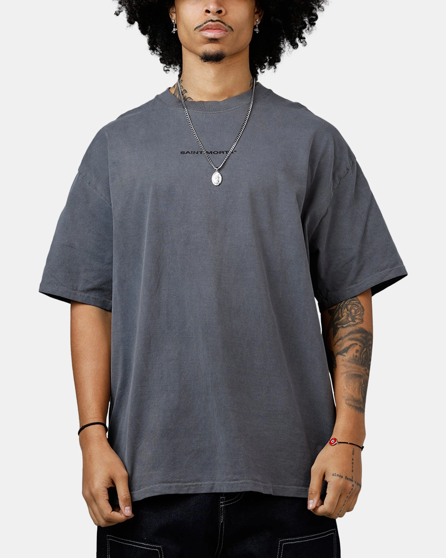 PlushLining Saint Morta Raven T-Shirt Washed Charcoal