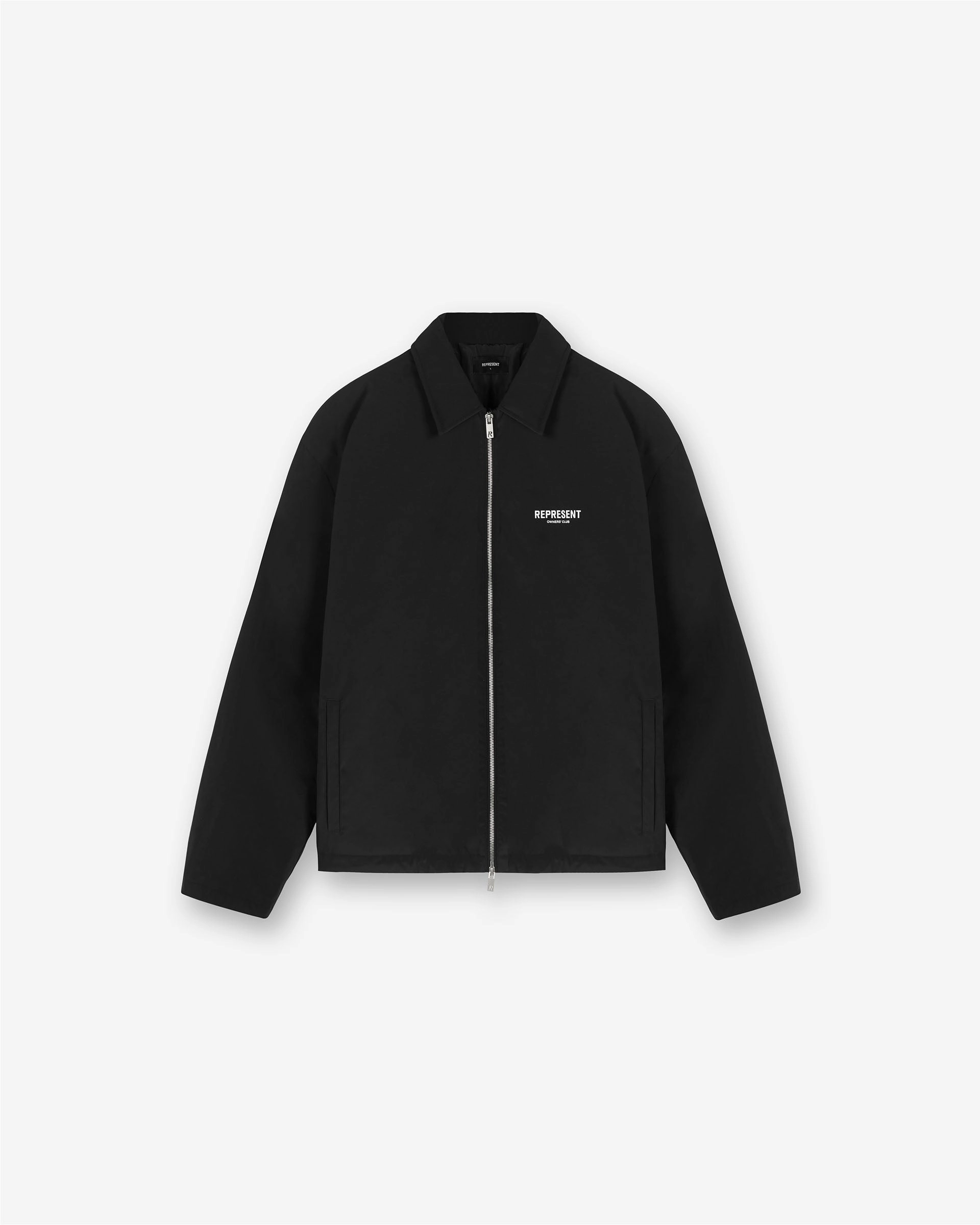 Represent Owners Club Coach Jacket - Black LowProfile Design Tailored Cut