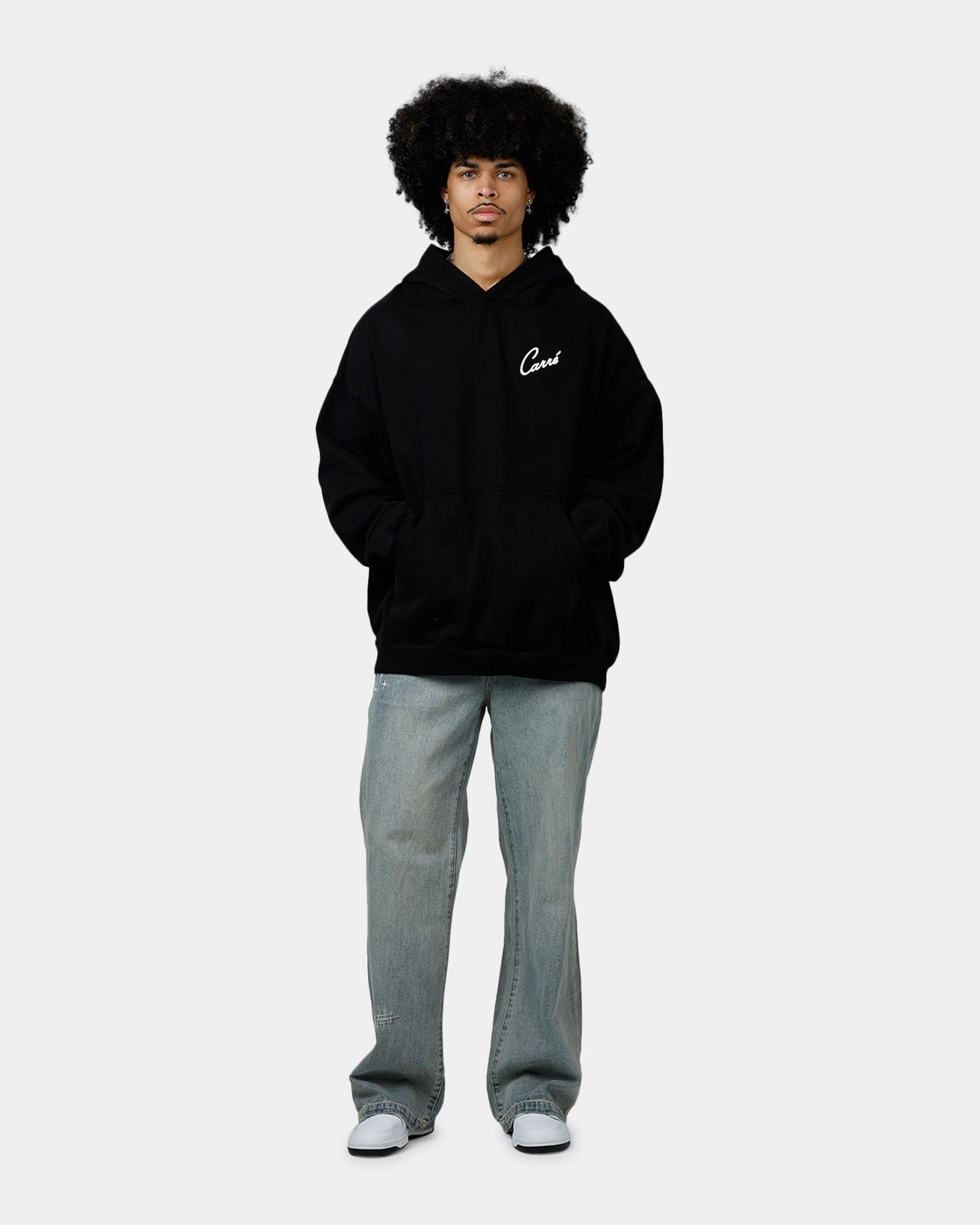 Carre Swifty Hoodie Black HeatSealed Seams Reflective details